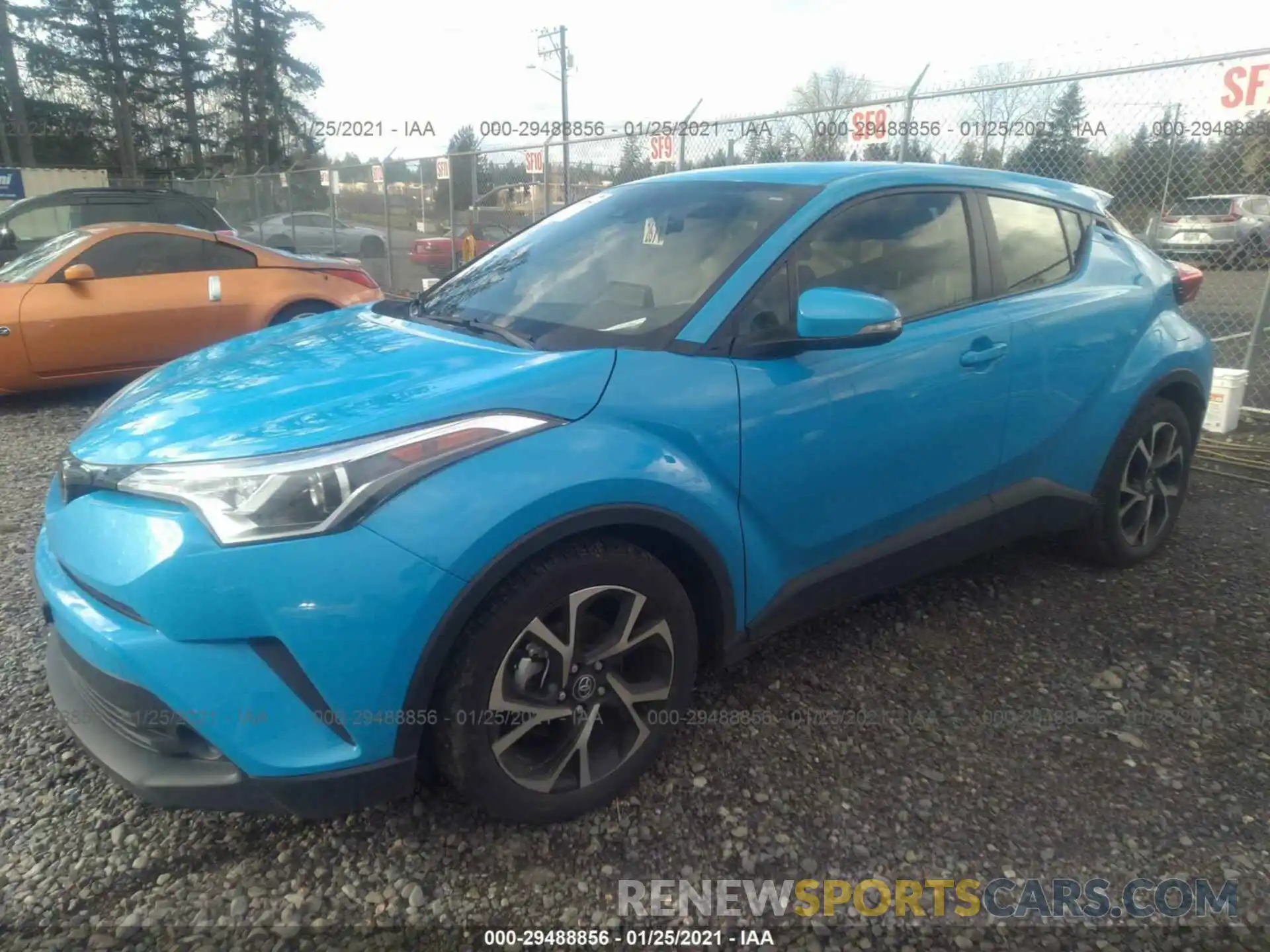 2 Photograph of a damaged car JTNKHMBX7K1024081 TOYOTA C-HR 2019