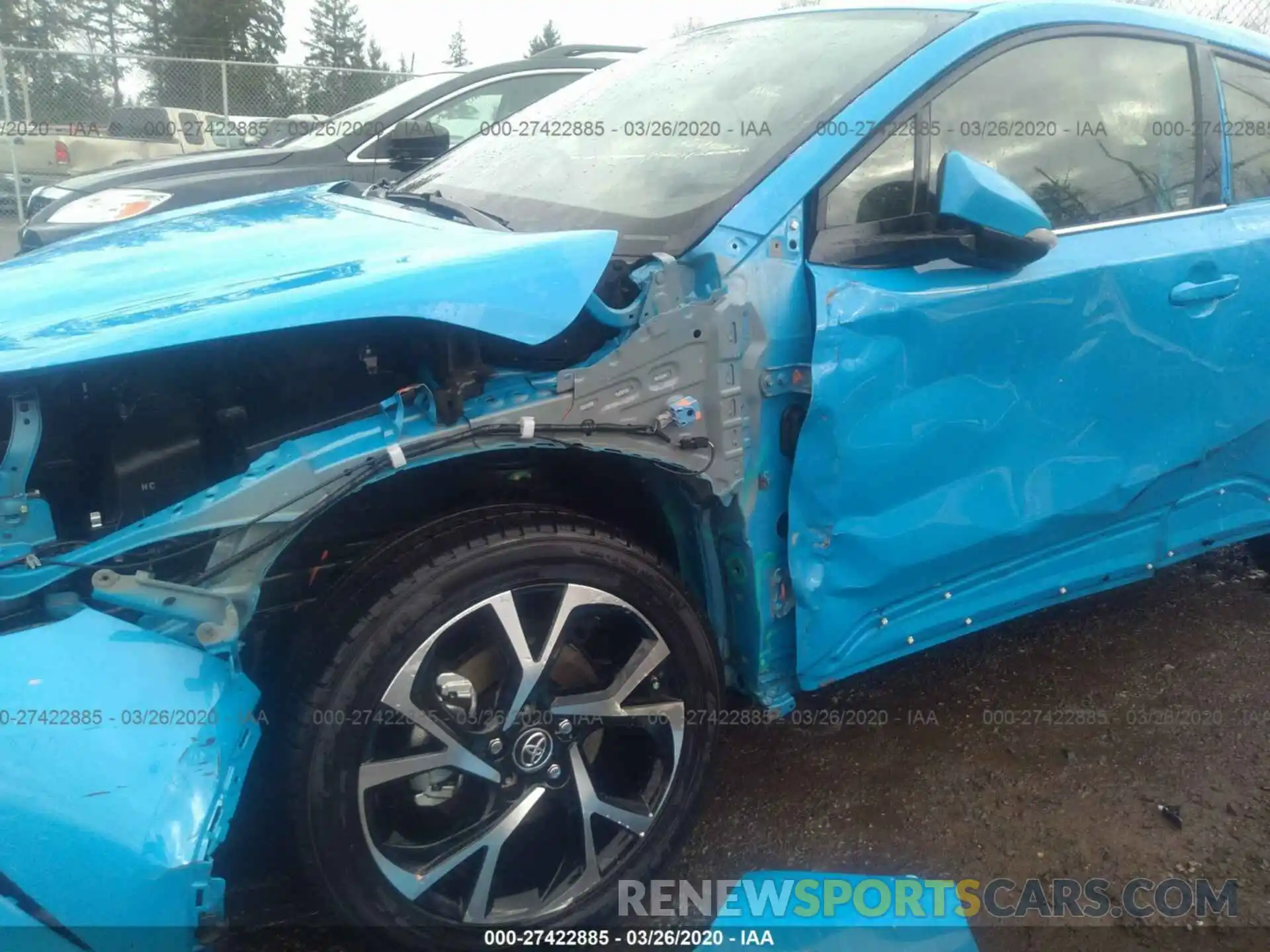 6 Photograph of a damaged car JTNKHMBX7K1024338 TOYOTA C-HR 2019