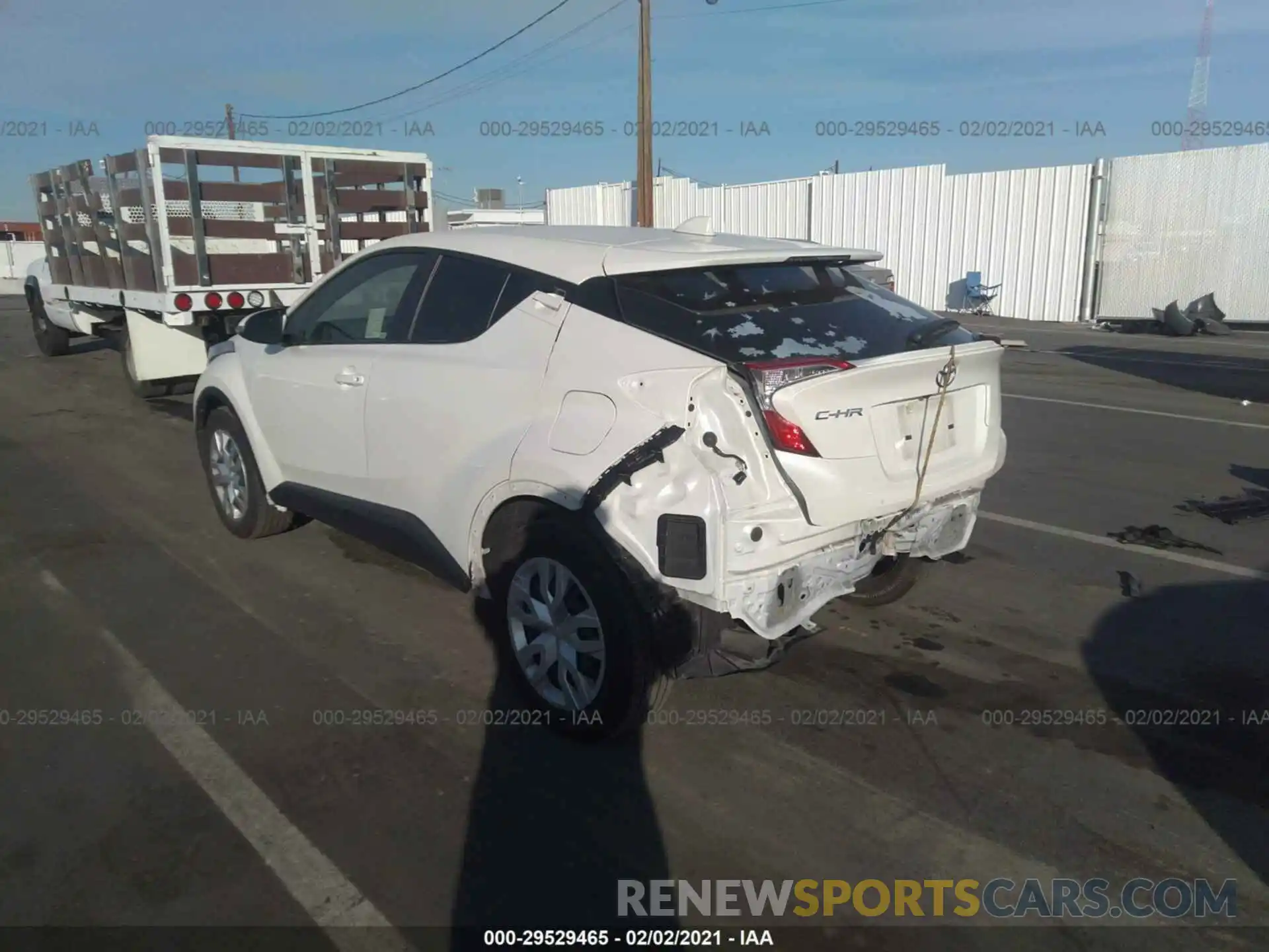 3 Photograph of a damaged car JTNKHMBX7K1025151 TOYOTA C-HR 2019