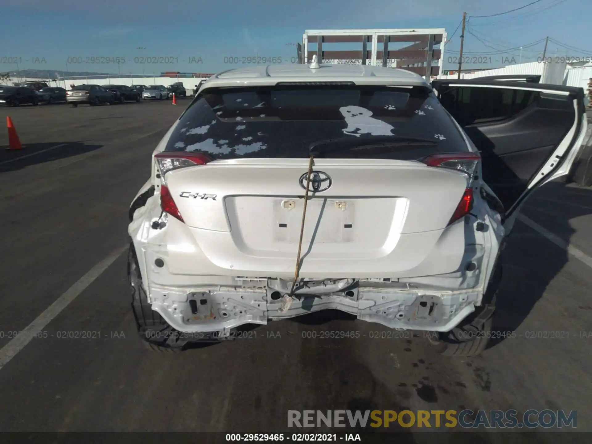 6 Photograph of a damaged car JTNKHMBX7K1025151 TOYOTA C-HR 2019