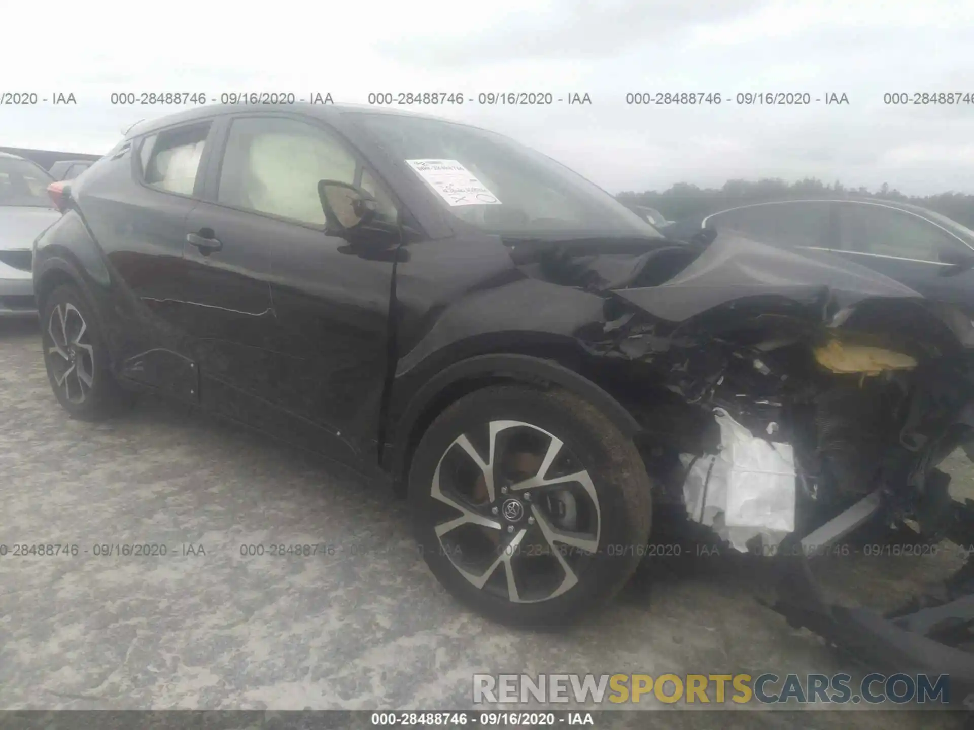 1 Photograph of a damaged car JTNKHMBX7K1026221 TOYOTA C-HR 2019