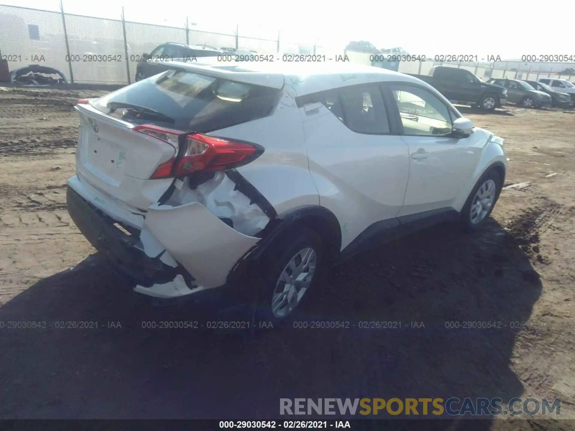 3 Photograph of a damaged car JTNKHMBX7K1026428 TOYOTA C-HR 2019