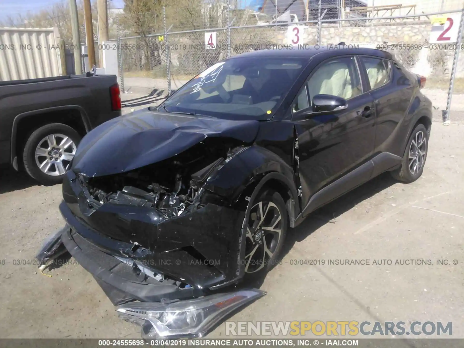 2 Photograph of a damaged car JTNKHMBX7K1027143 TOYOTA C-HR 2019