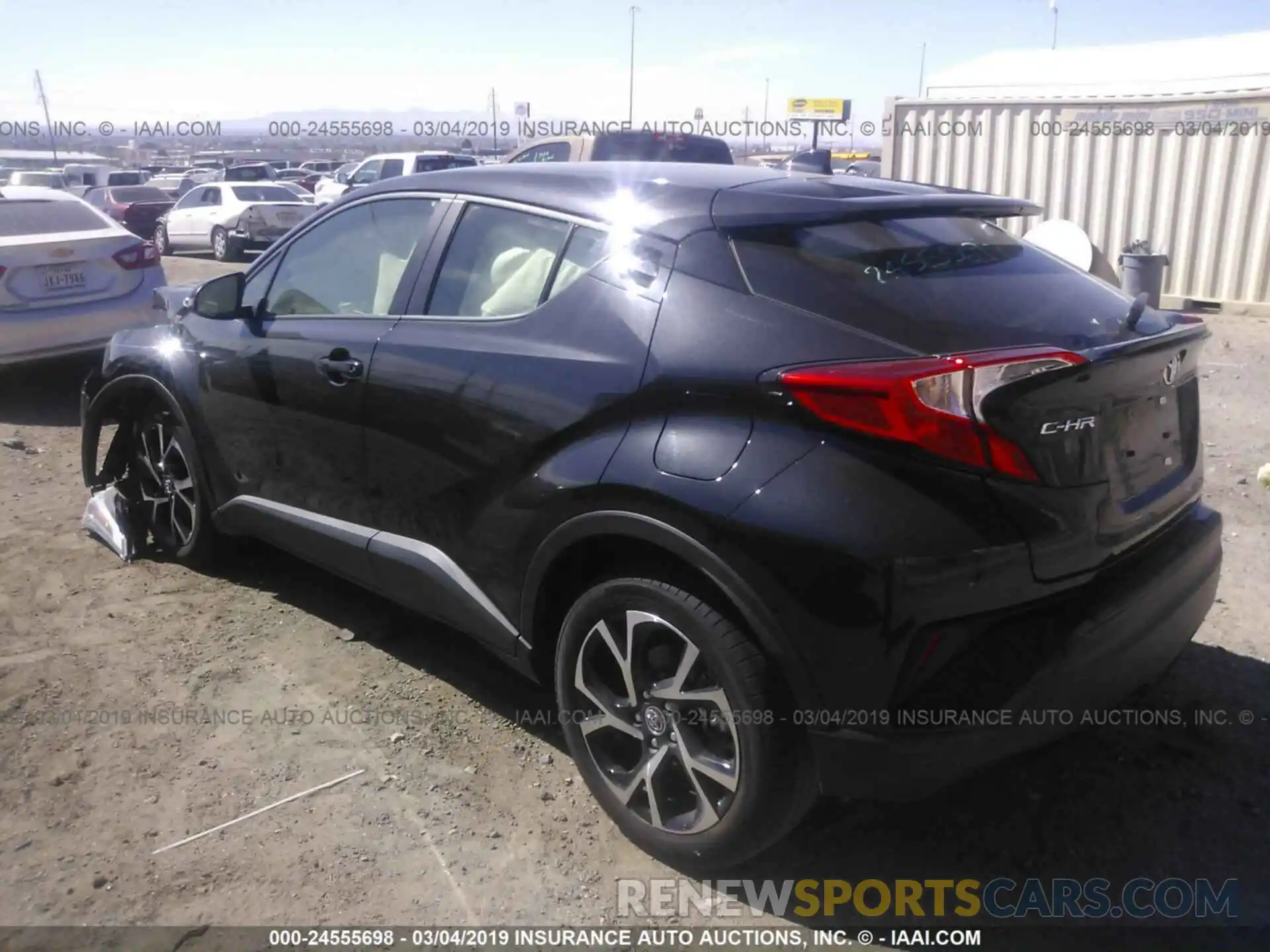 3 Photograph of a damaged car JTNKHMBX7K1027143 TOYOTA C-HR 2019