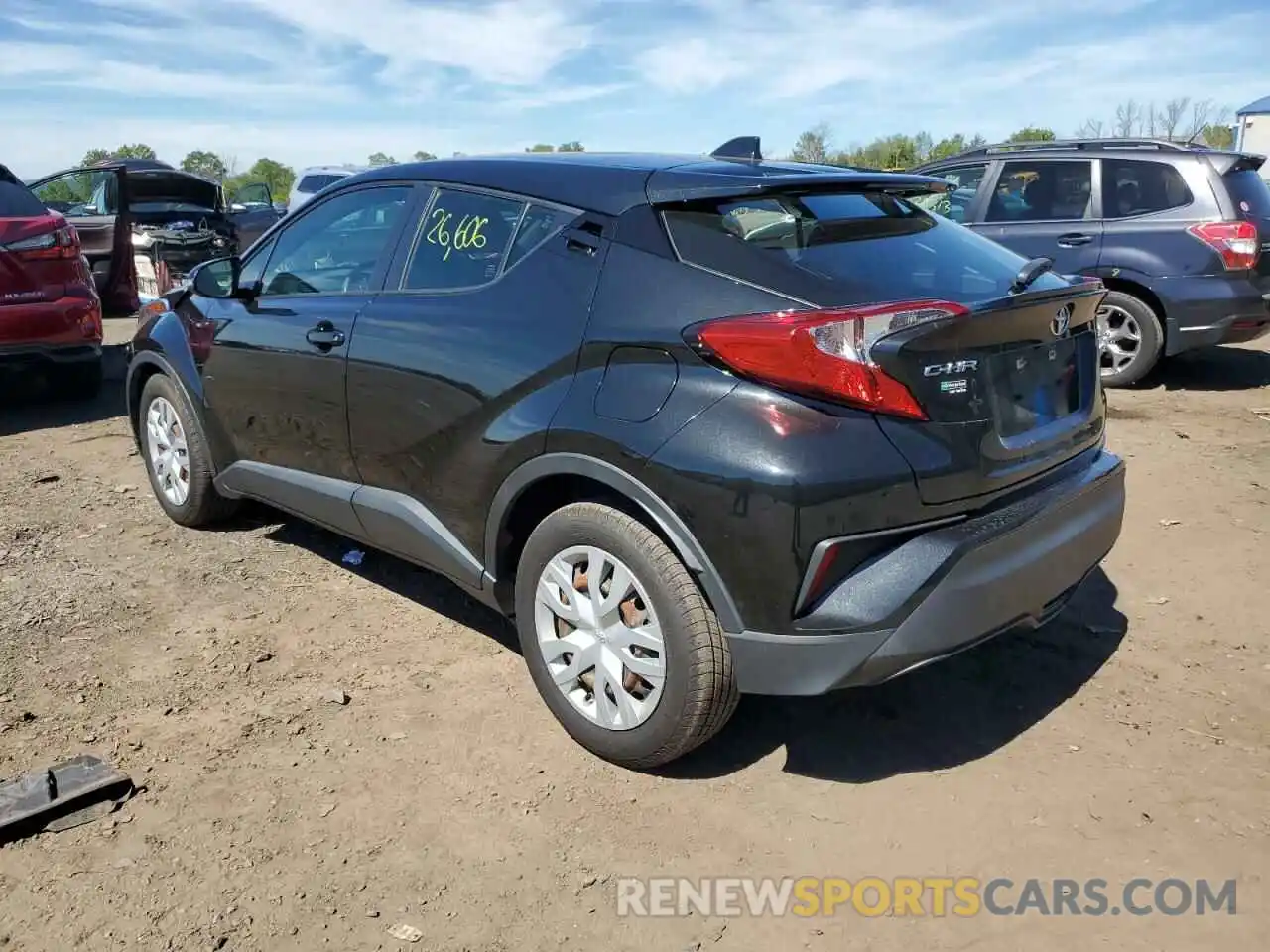 3 Photograph of a damaged car JTNKHMBX7K1027272 TOYOTA C-HR 2019