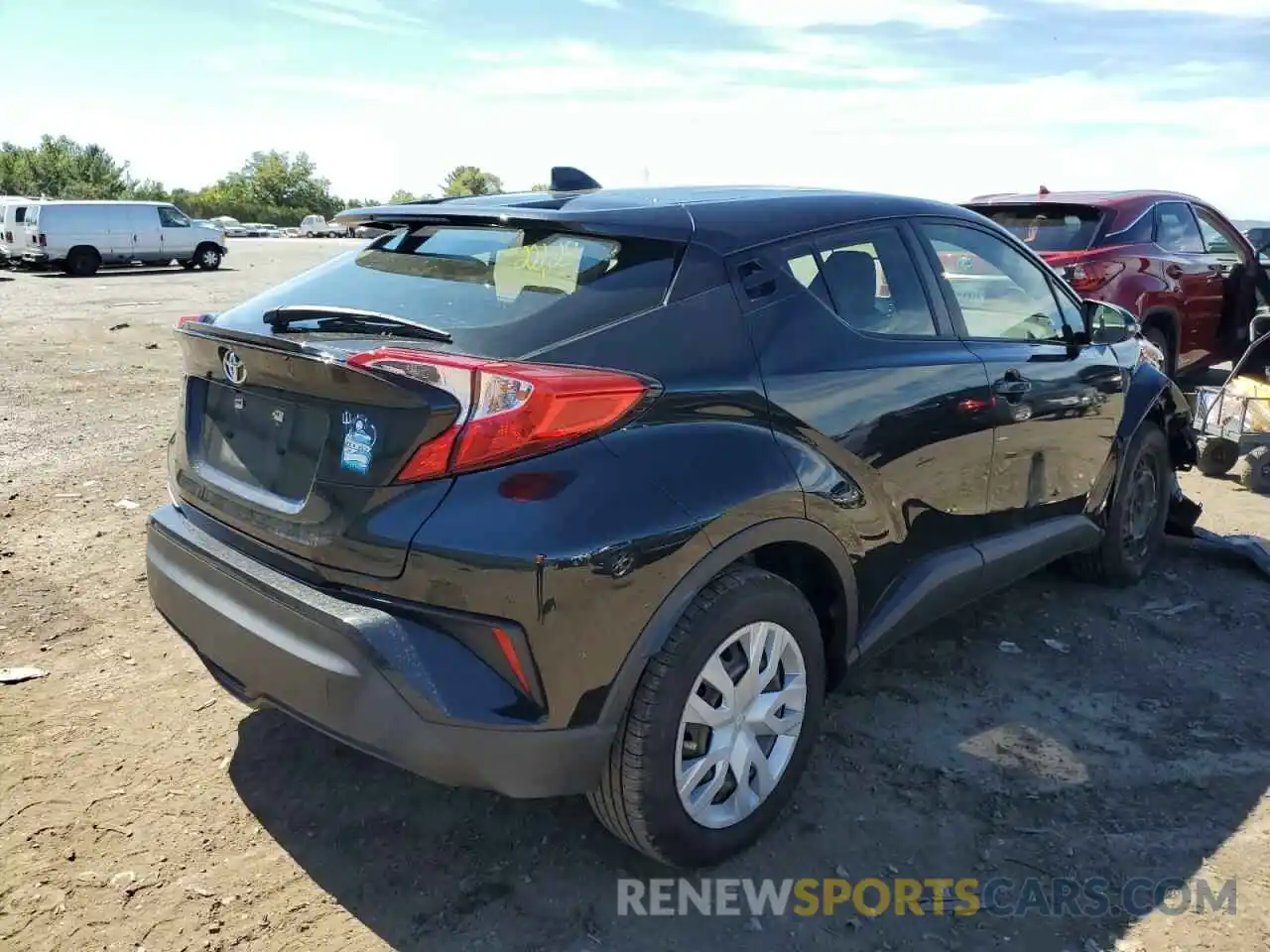 4 Photograph of a damaged car JTNKHMBX7K1027272 TOYOTA C-HR 2019