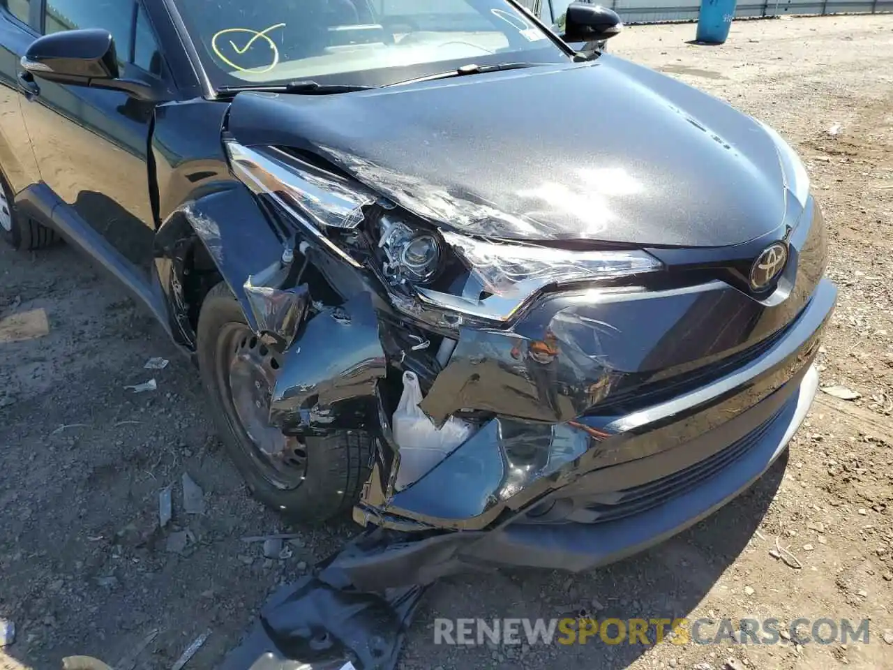 9 Photograph of a damaged car JTNKHMBX7K1027272 TOYOTA C-HR 2019