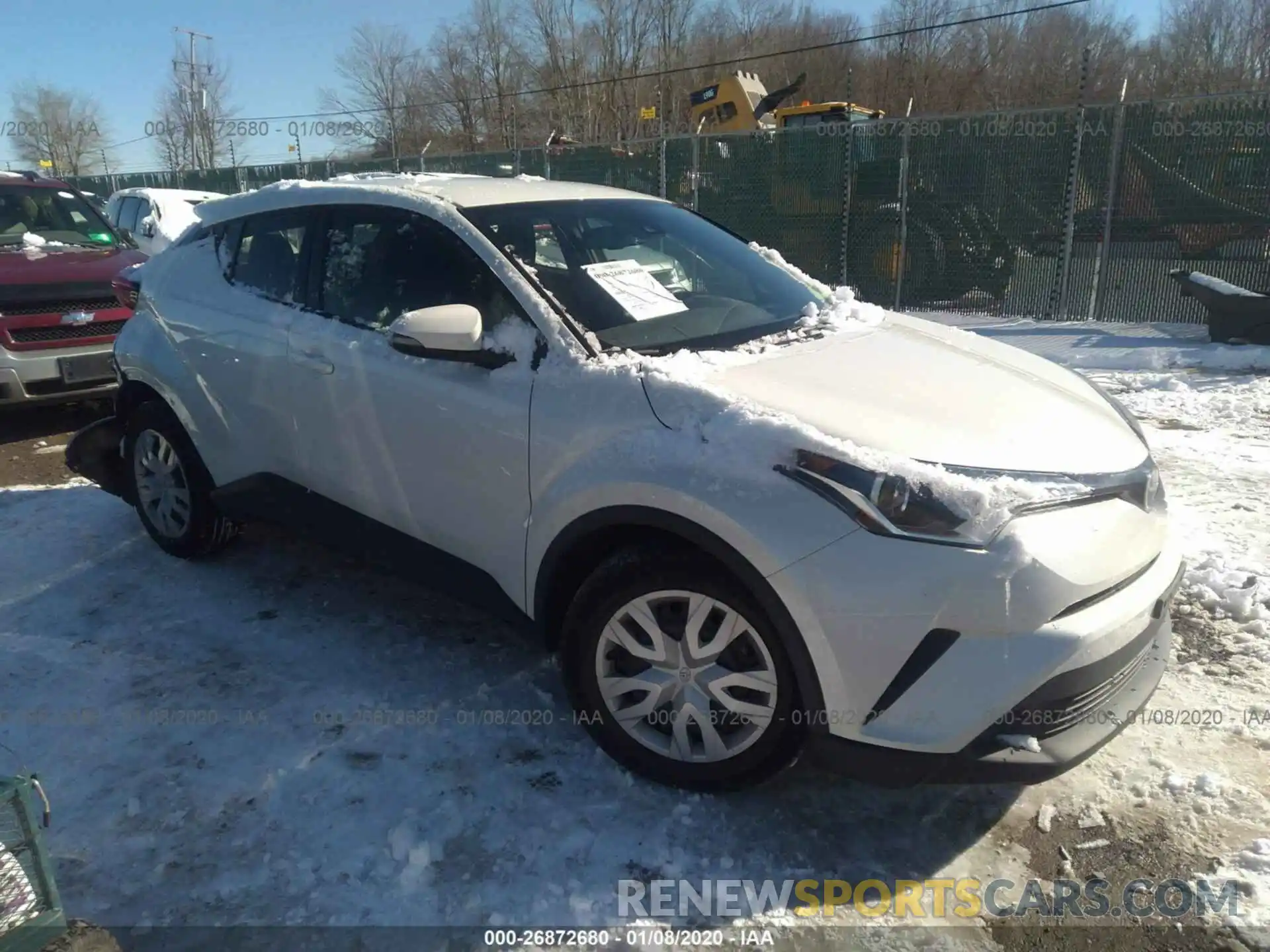 1 Photograph of a damaged car JTNKHMBX7K1027496 TOYOTA C-HR 2019