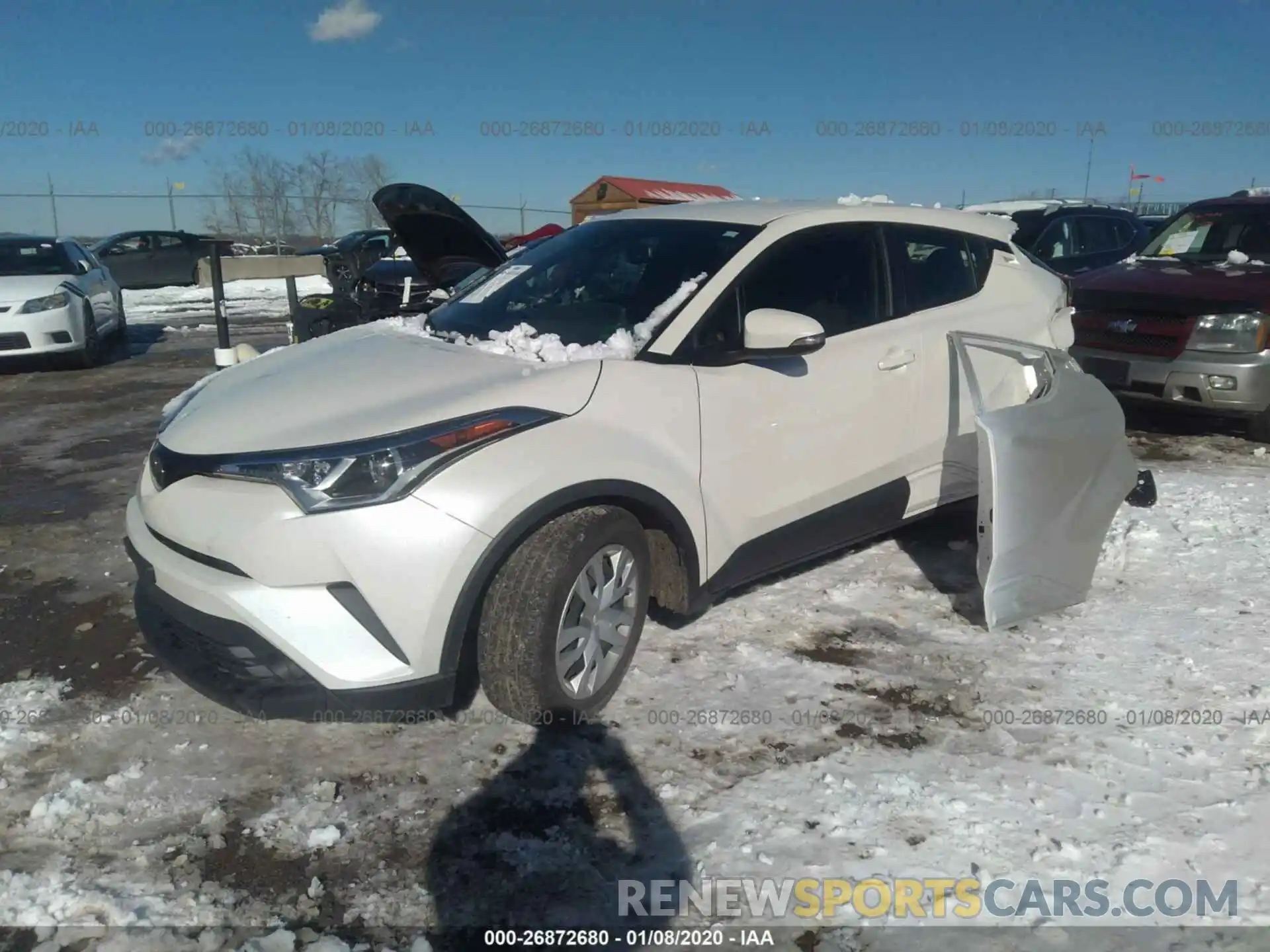 2 Photograph of a damaged car JTNKHMBX7K1027496 TOYOTA C-HR 2019