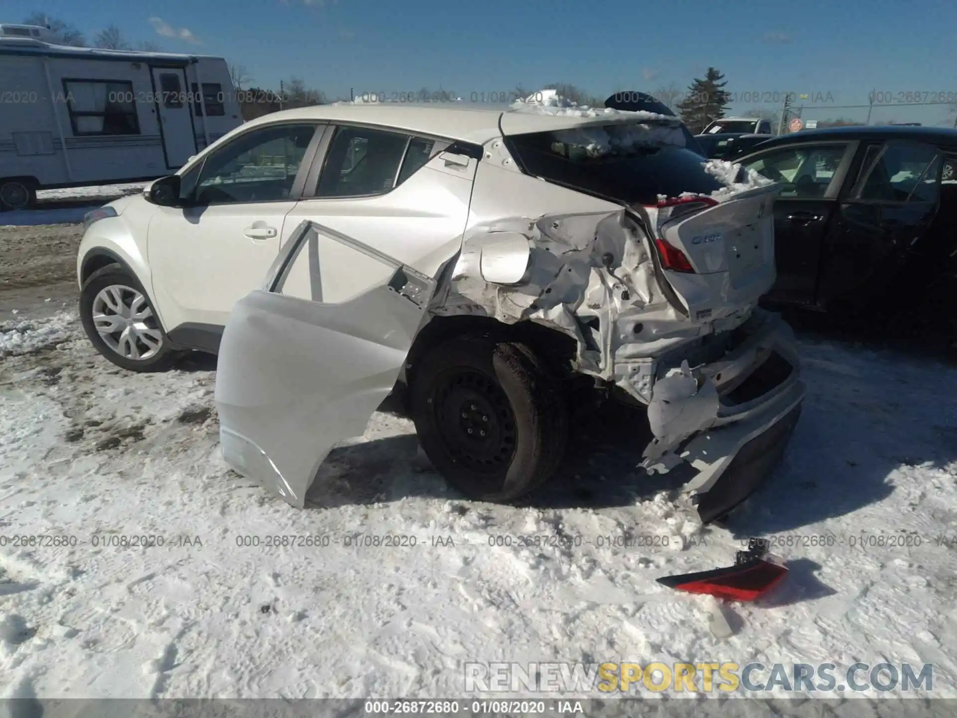 3 Photograph of a damaged car JTNKHMBX7K1027496 TOYOTA C-HR 2019