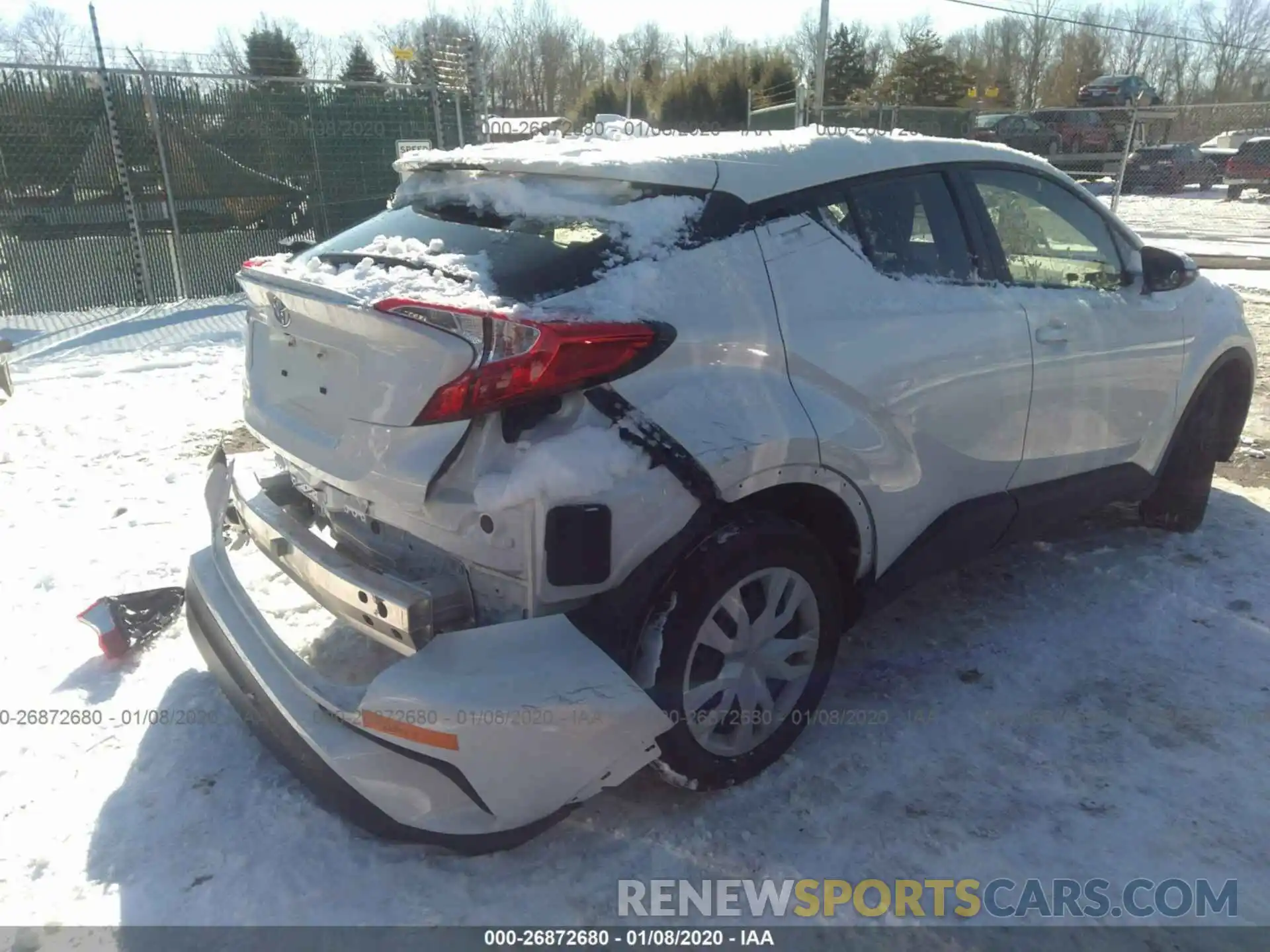 4 Photograph of a damaged car JTNKHMBX7K1027496 TOYOTA C-HR 2019