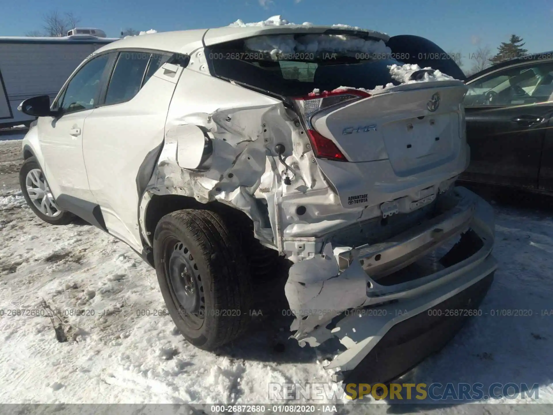 6 Photograph of a damaged car JTNKHMBX7K1027496 TOYOTA C-HR 2019