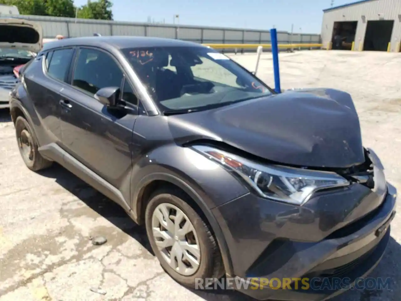 1 Photograph of a damaged car JTNKHMBX7K1027580 TOYOTA C-HR 2019