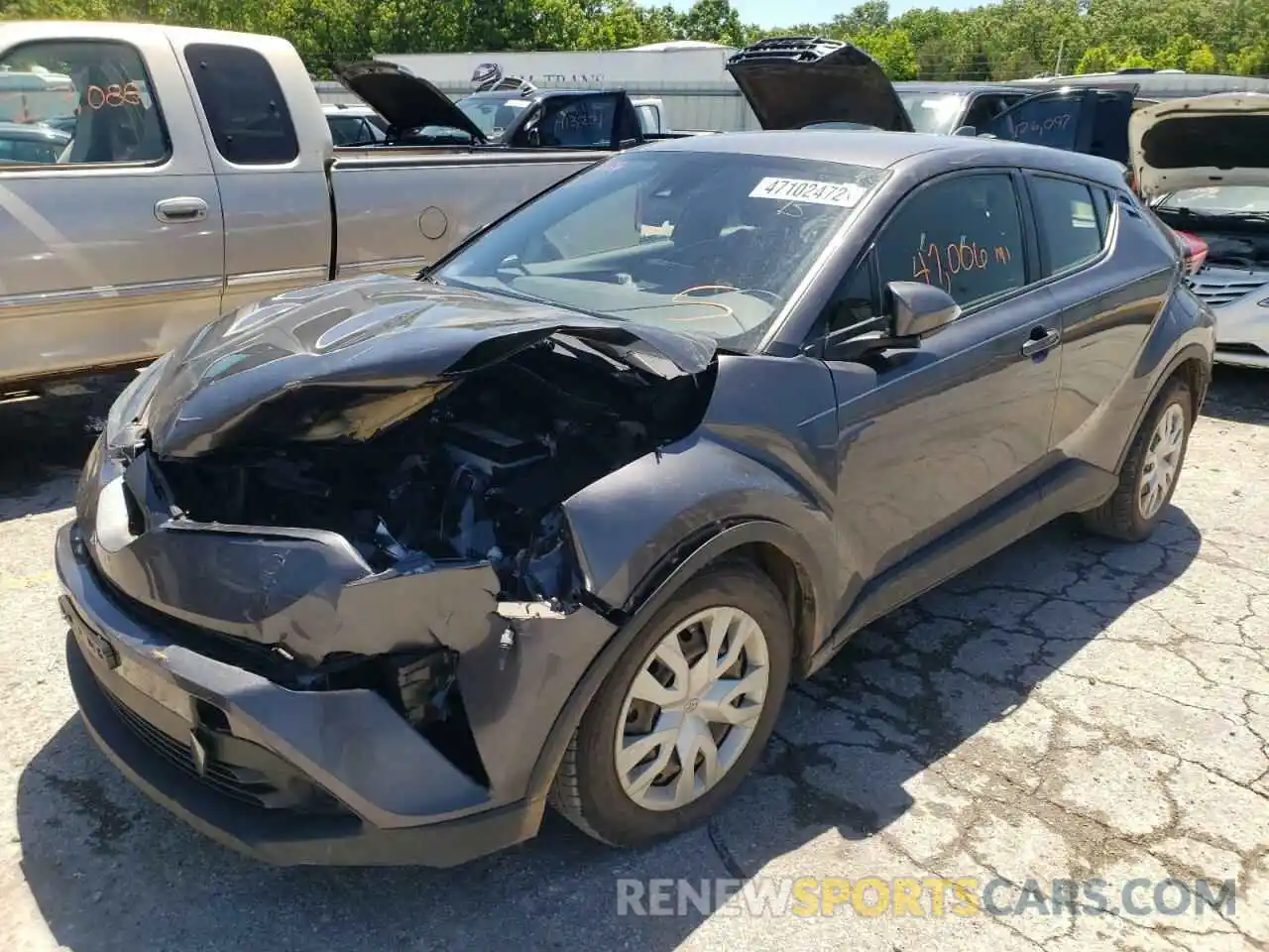 2 Photograph of a damaged car JTNKHMBX7K1027580 TOYOTA C-HR 2019