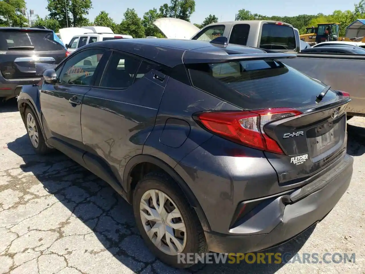 3 Photograph of a damaged car JTNKHMBX7K1027580 TOYOTA C-HR 2019