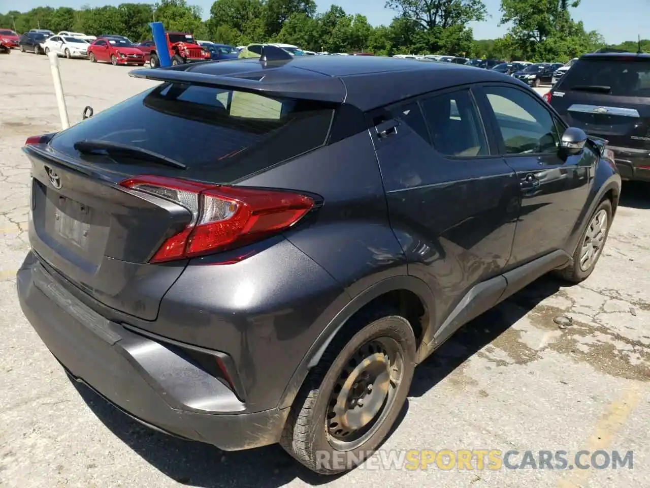 4 Photograph of a damaged car JTNKHMBX7K1027580 TOYOTA C-HR 2019