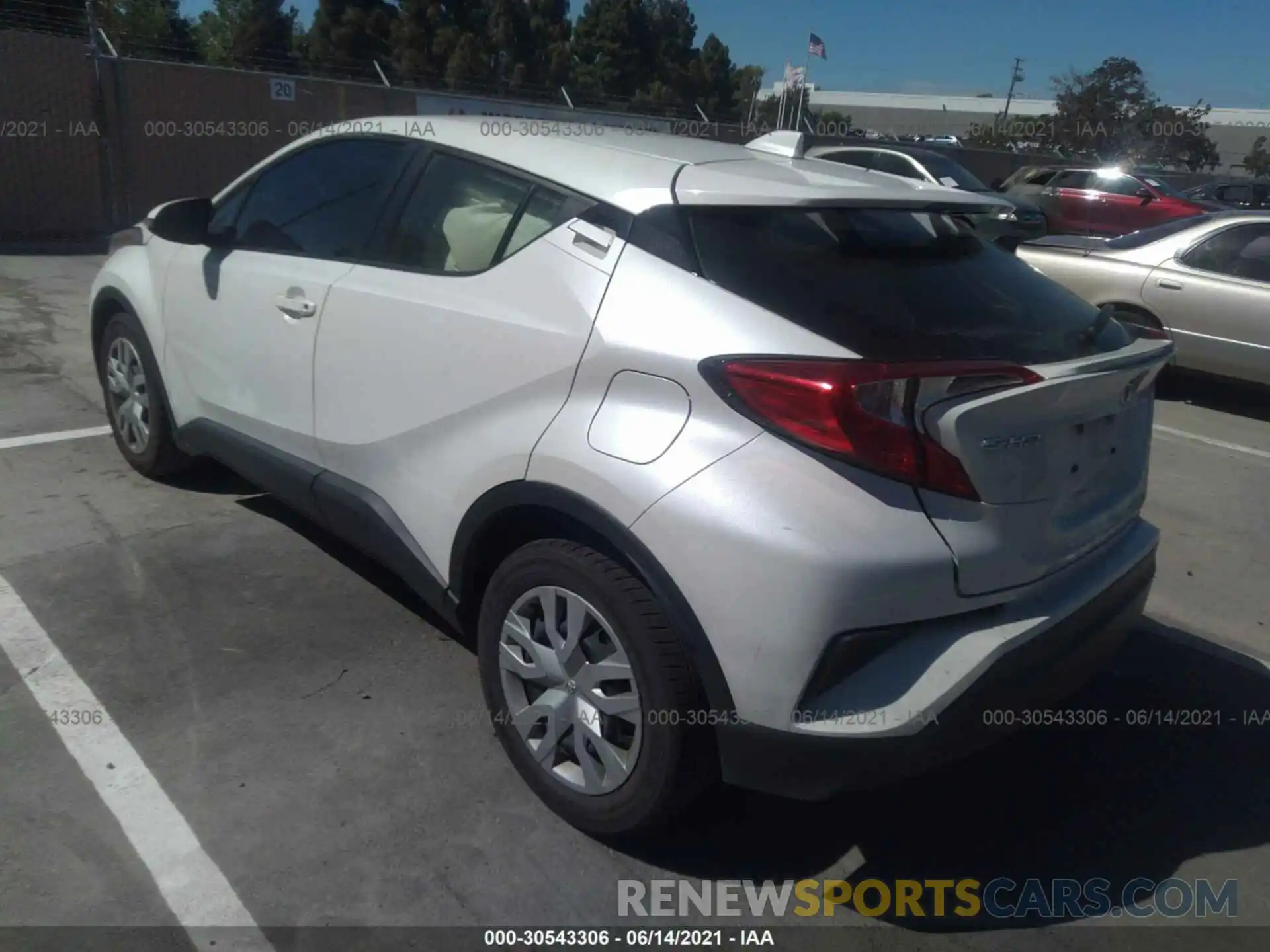 3 Photograph of a damaged car JTNKHMBX7K1027823 TOYOTA C-HR 2019