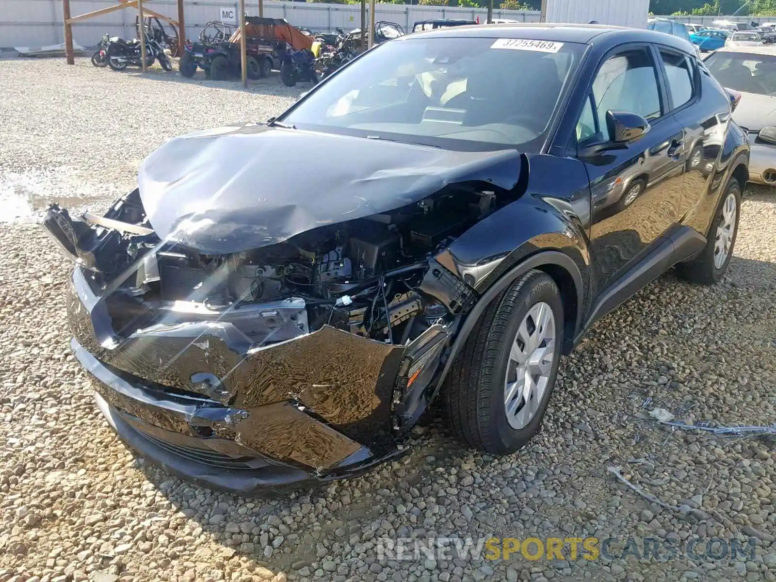 2 Photograph of a damaged car JTNKHMBX7K1028258 TOYOTA C-HR 2019