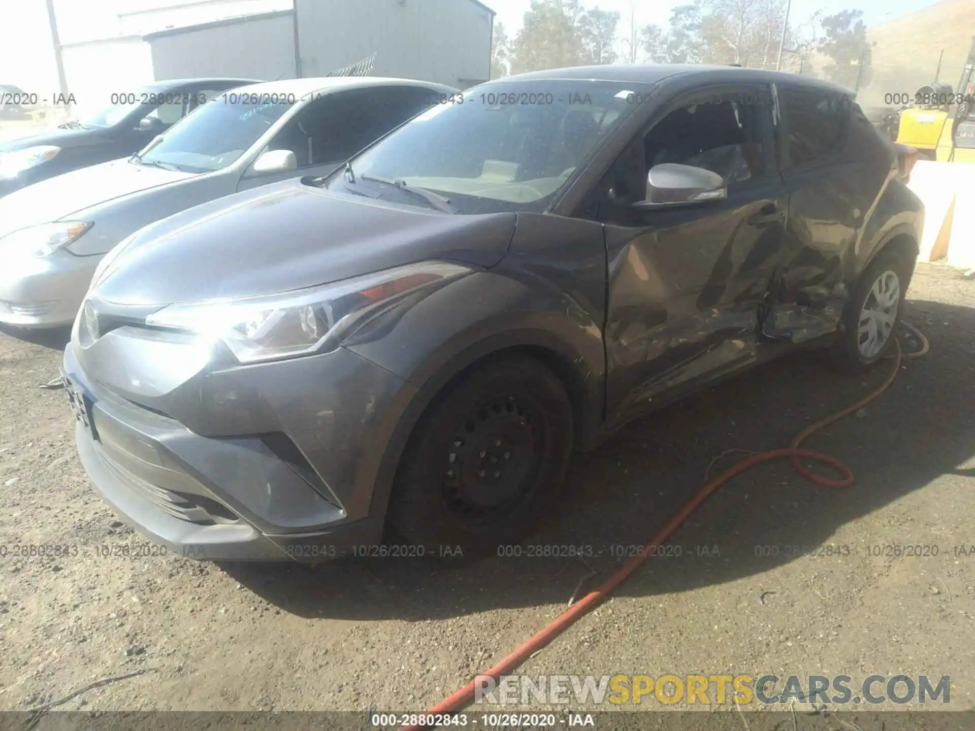 2 Фотография поврежденного автомобиля JTNKHMBX7K1029653 TOYOTA C-HR 2019