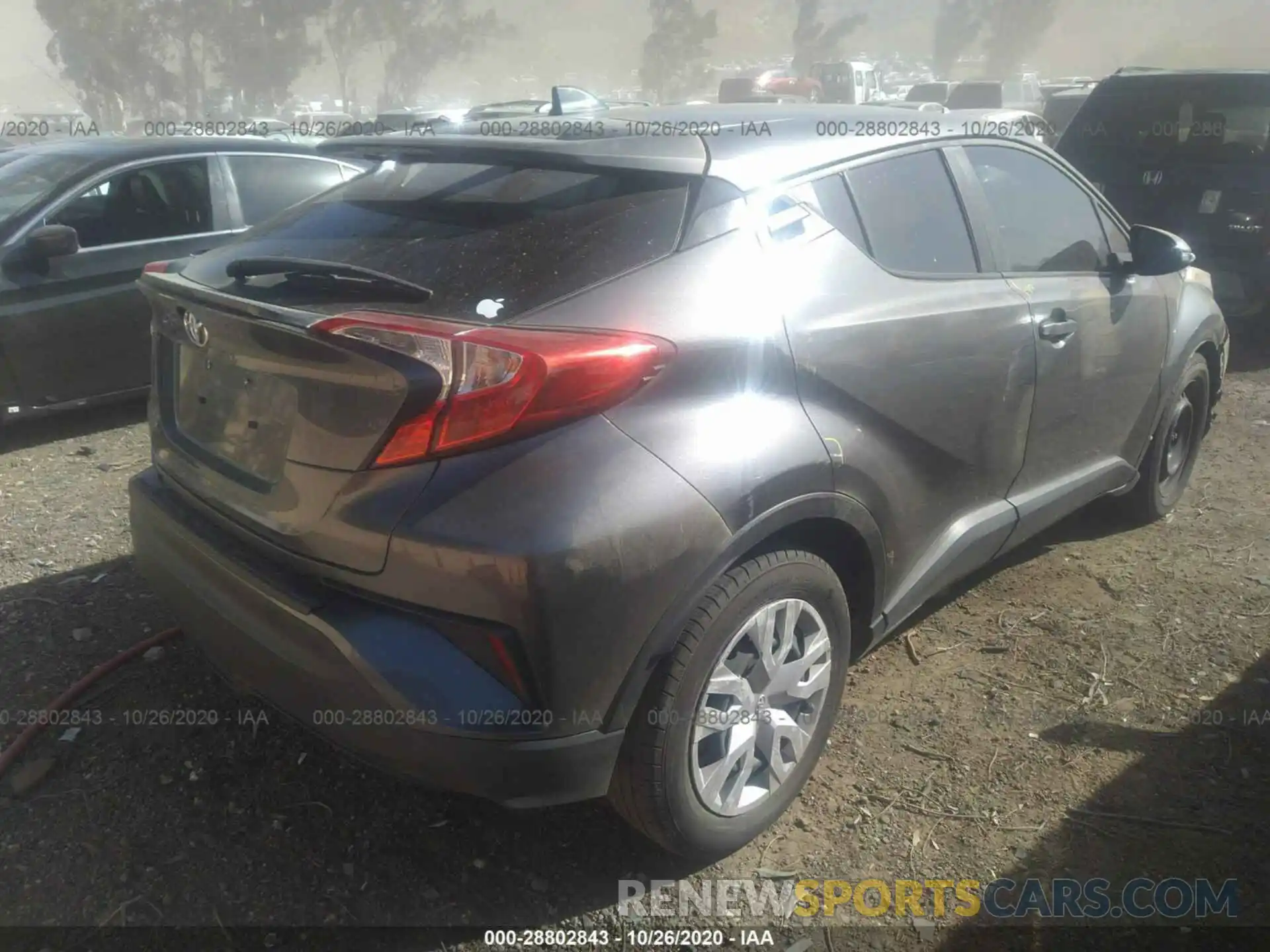 4 Photograph of a damaged car JTNKHMBX7K1029653 TOYOTA C-HR 2019