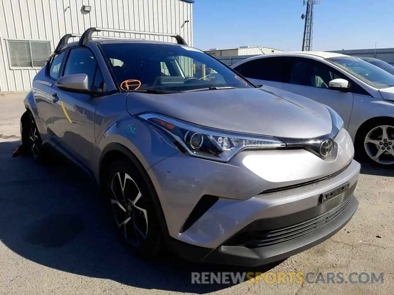 1 Photograph of a damaged car JTNKHMBX7K1029989 TOYOTA C-HR 2019