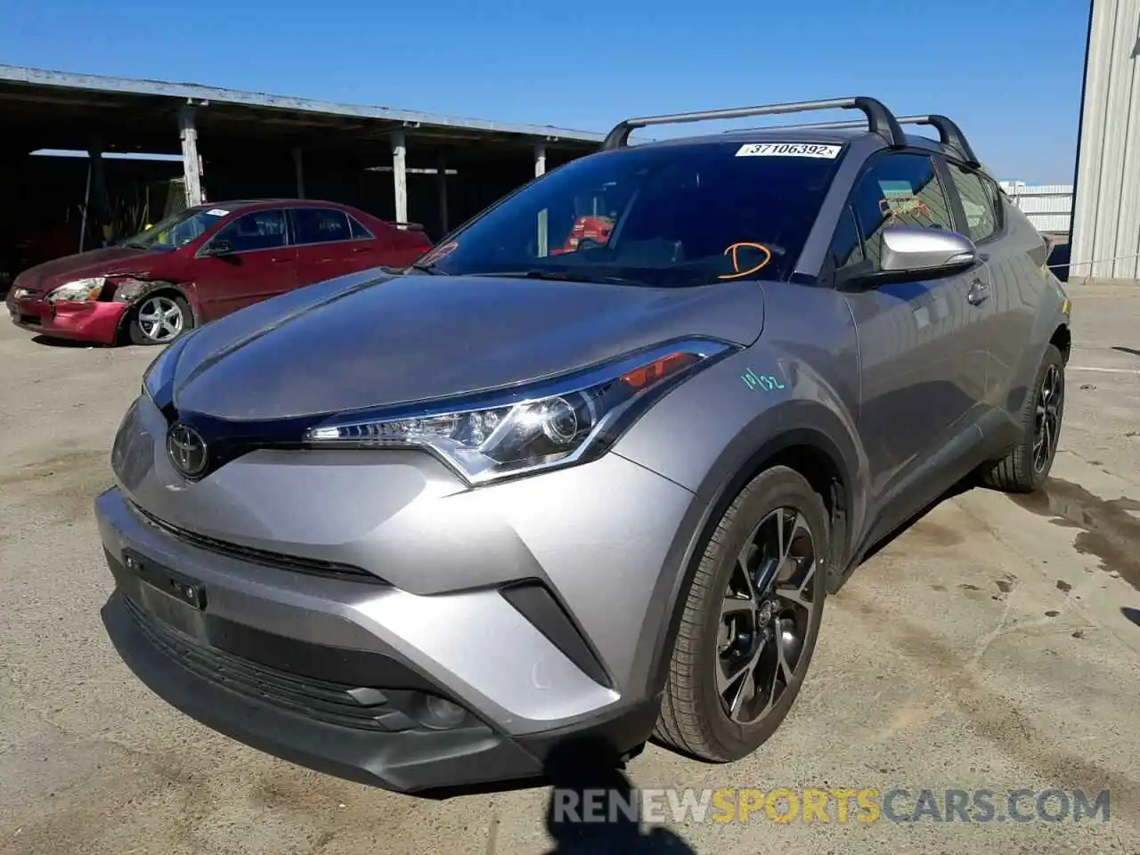 2 Фотография поврежденного автомобиля JTNKHMBX7K1029989 TOYOTA C-HR 2019