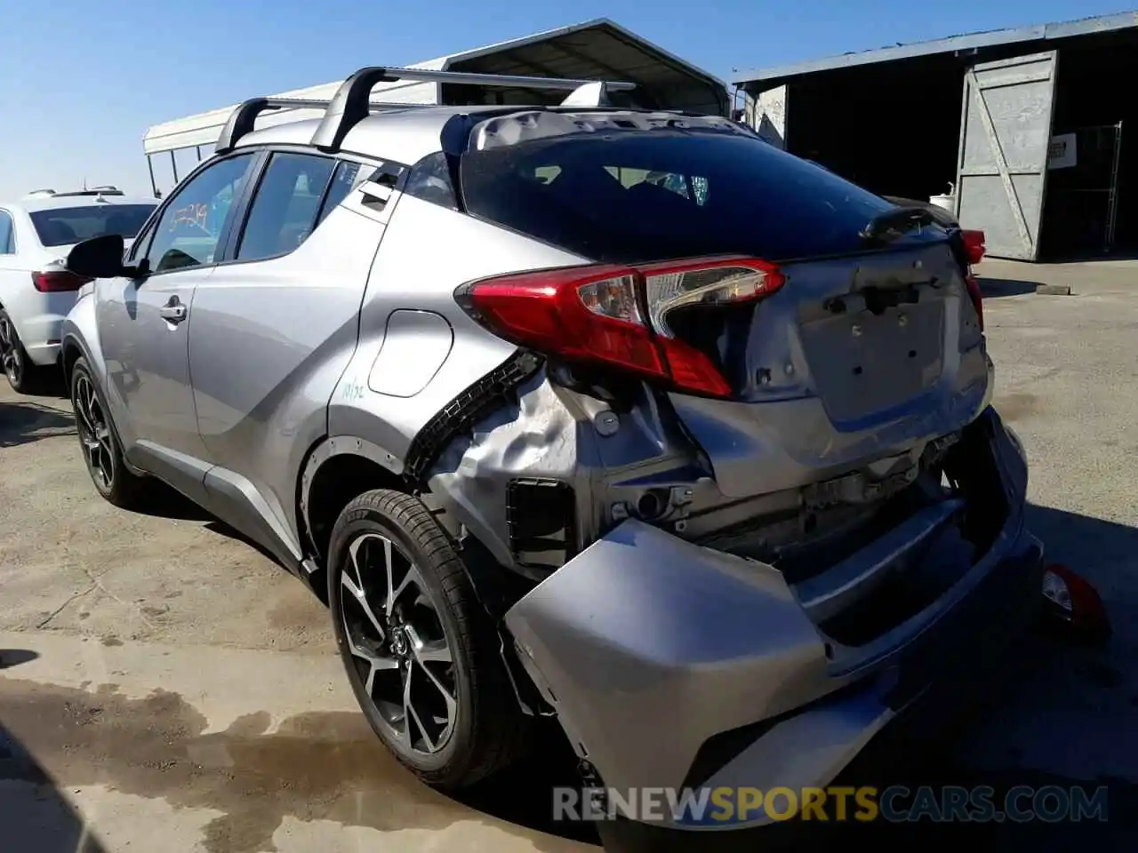 3 Photograph of a damaged car JTNKHMBX7K1029989 TOYOTA C-HR 2019