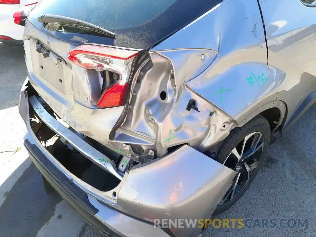 9 Photograph of a damaged car JTNKHMBX7K1029989 TOYOTA C-HR 2019