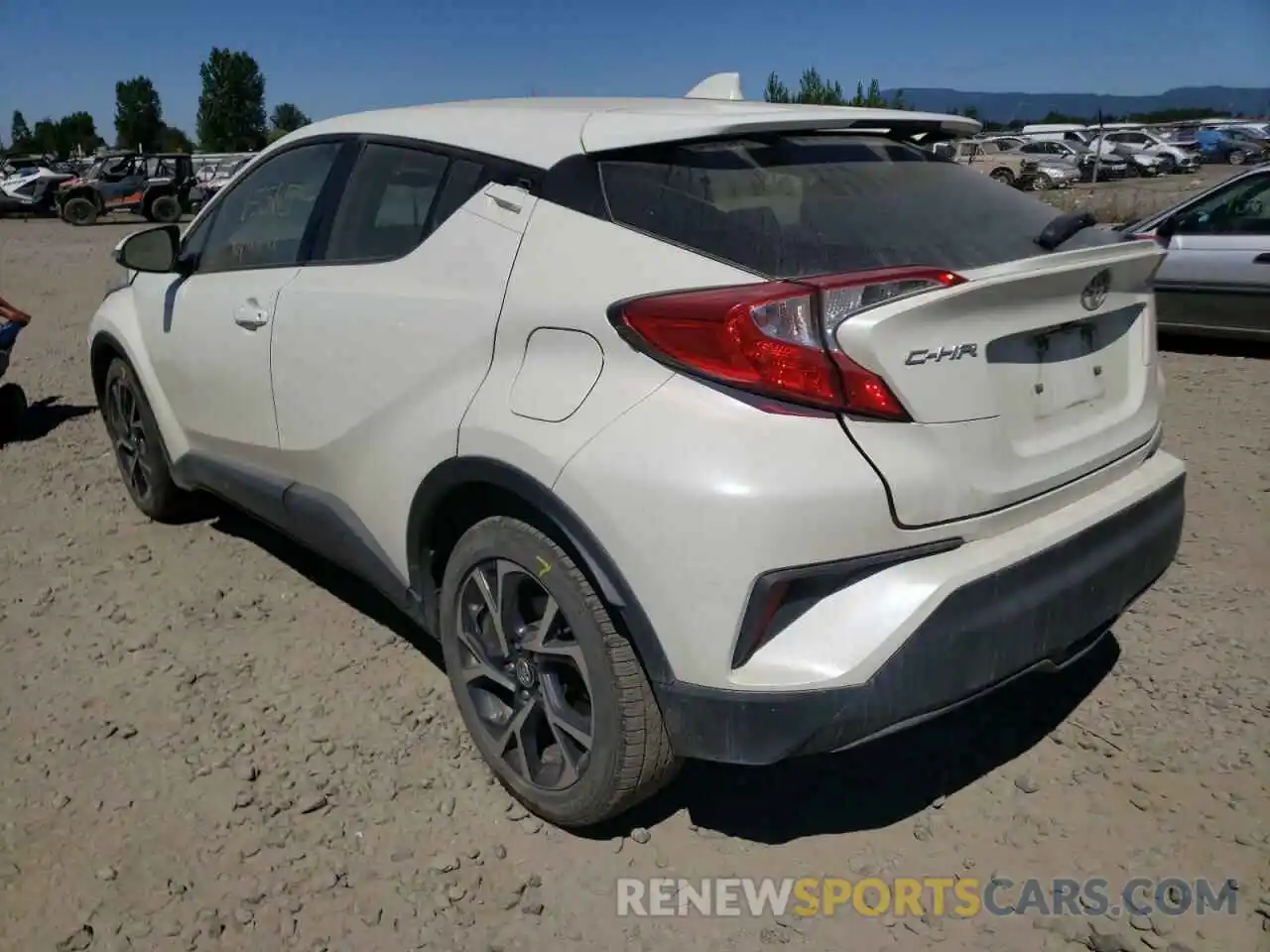 3 Photograph of a damaged car JTNKHMBX7K1030124 TOYOTA C-HR 2019