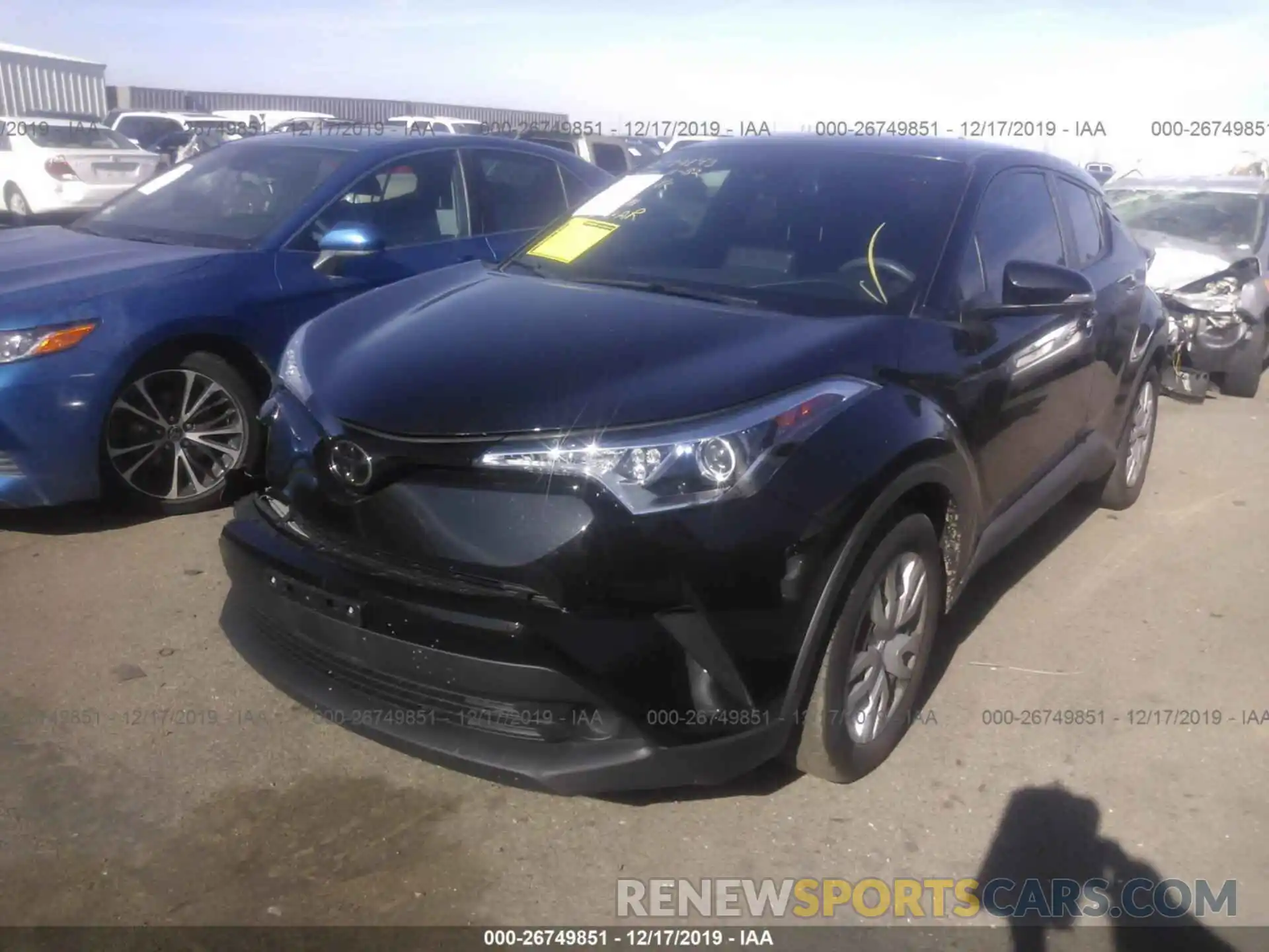 2 Photograph of a damaged car JTNKHMBX7K1030253 TOYOTA C-HR 2019