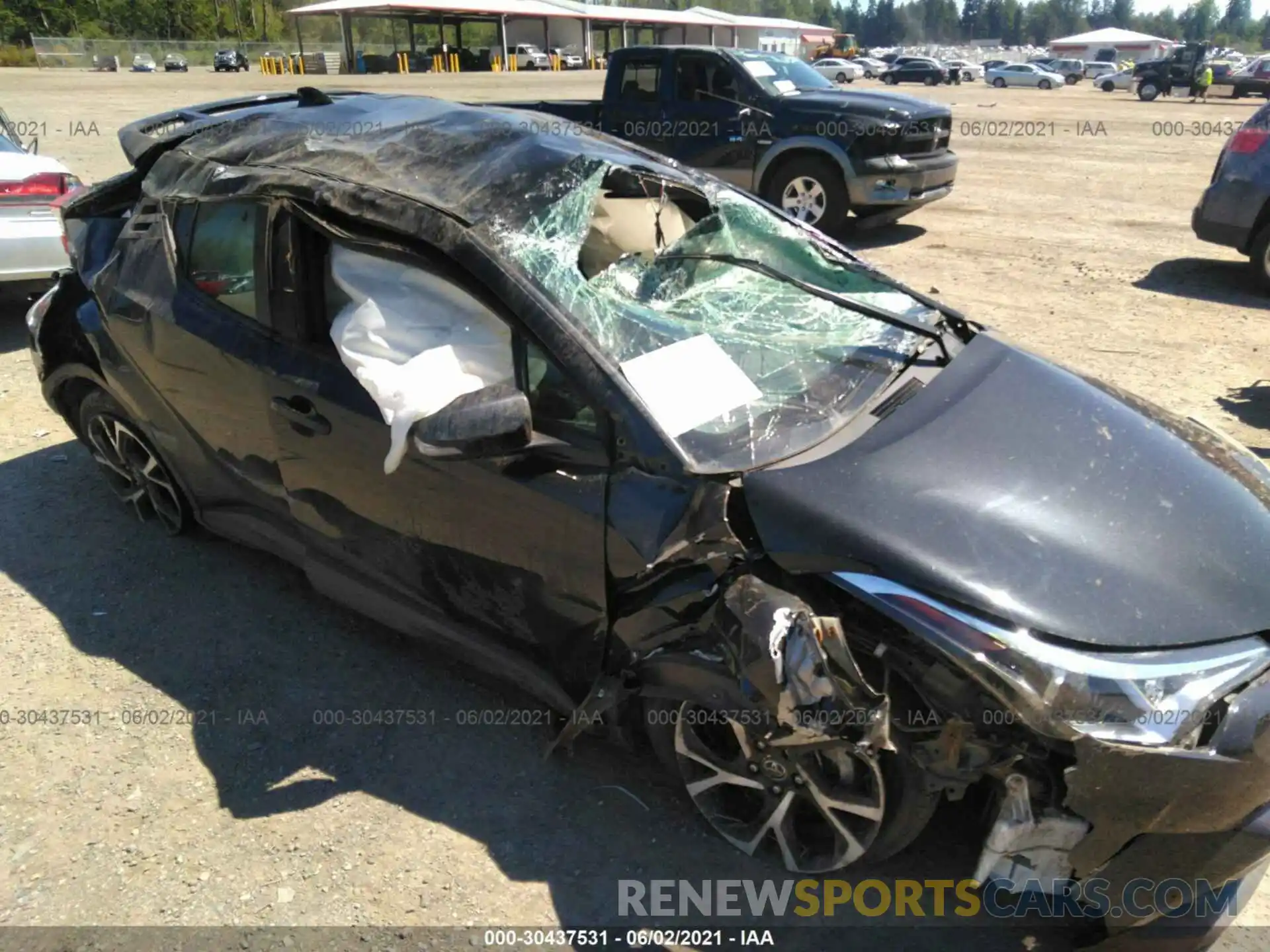 6 Photograph of a damaged car JTNKHMBX7K1031323 TOYOTA C-HR 2019