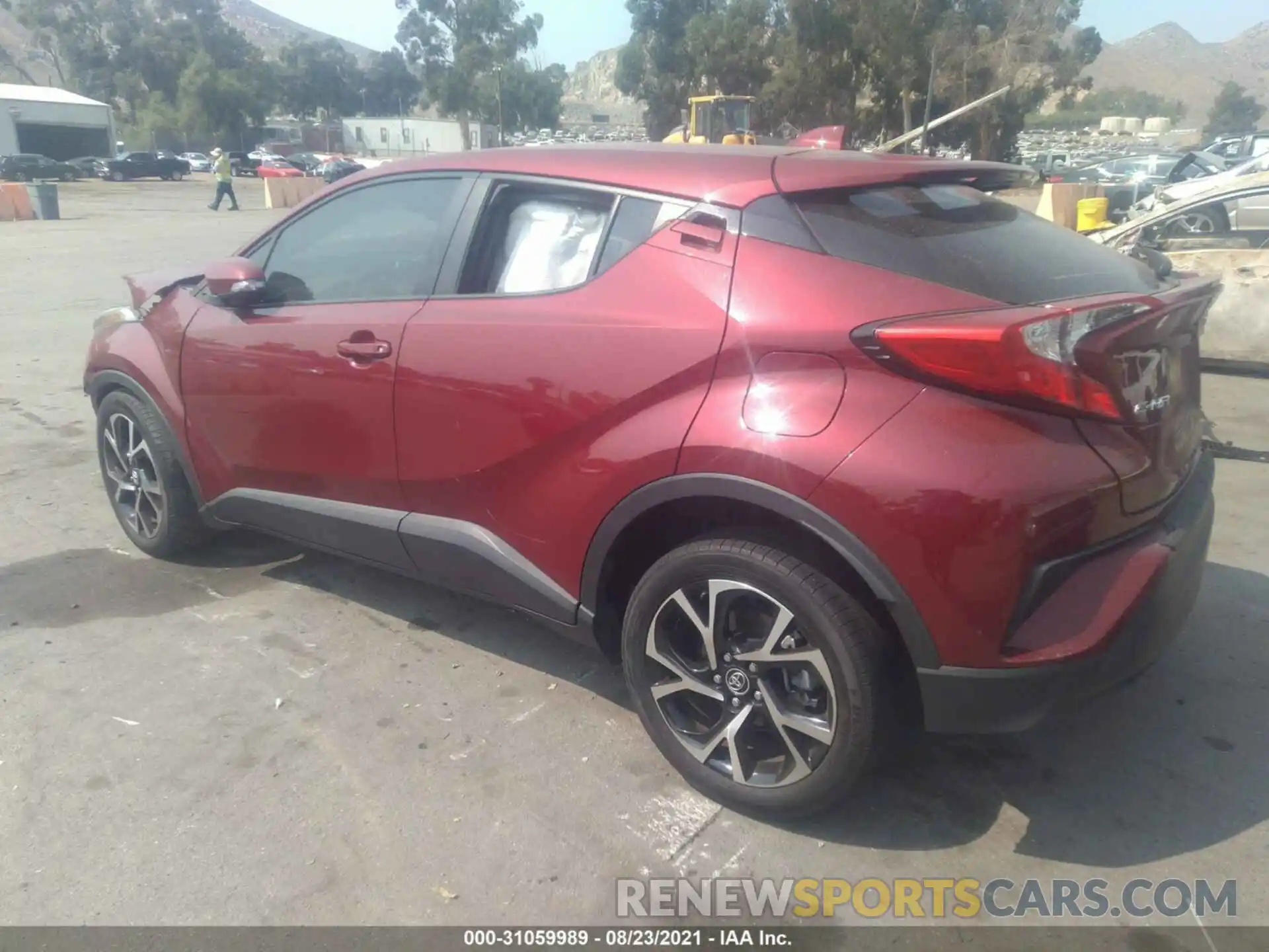 3 Photograph of a damaged car JTNKHMBX7K1031421 TOYOTA C-HR 2019