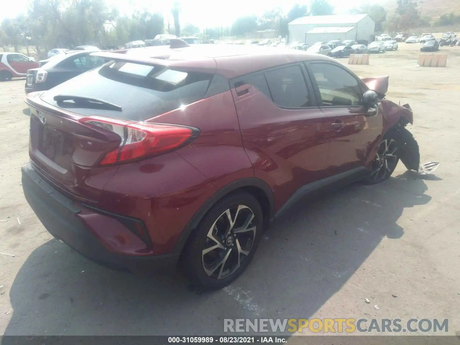 4 Photograph of a damaged car JTNKHMBX7K1031421 TOYOTA C-HR 2019