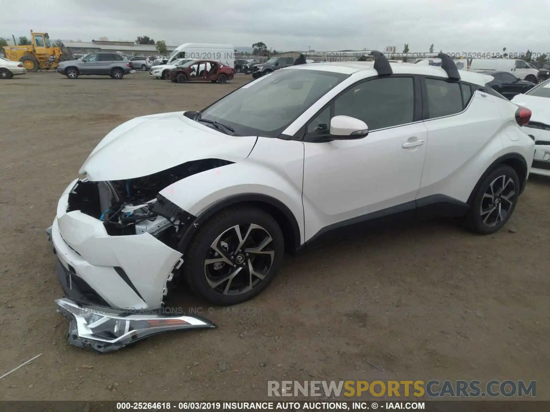 2 Photograph of a damaged car JTNKHMBX7K1031645 TOYOTA C-HR 2019