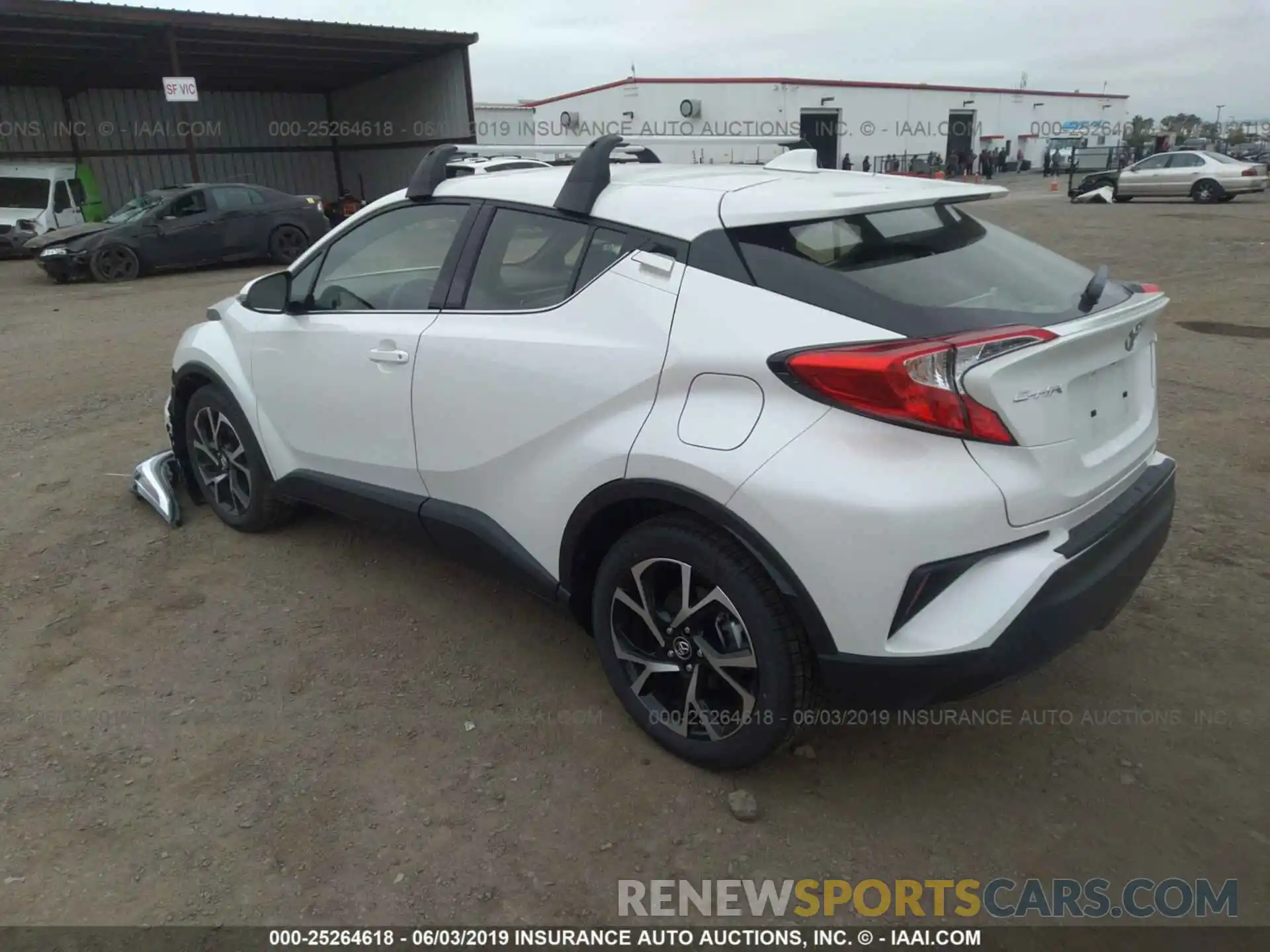 3 Photograph of a damaged car JTNKHMBX7K1031645 TOYOTA C-HR 2019