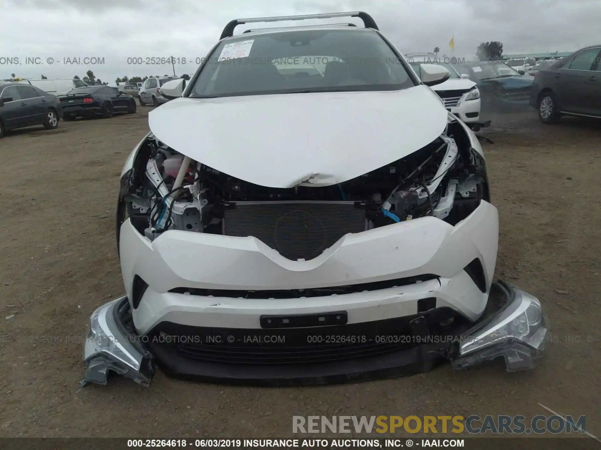 6 Photograph of a damaged car JTNKHMBX7K1031645 TOYOTA C-HR 2019