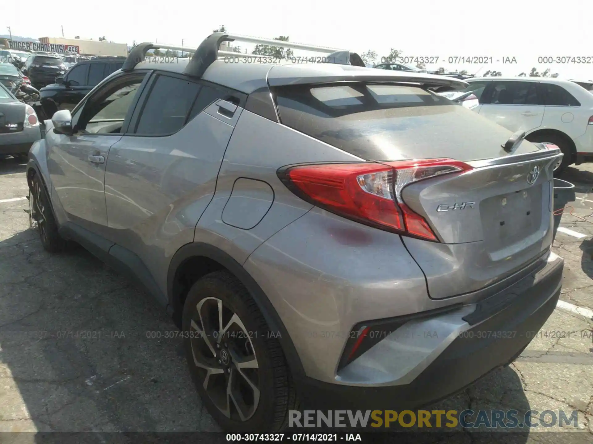 3 Photograph of a damaged car JTNKHMBX7K1031807 TOYOTA C-HR 2019