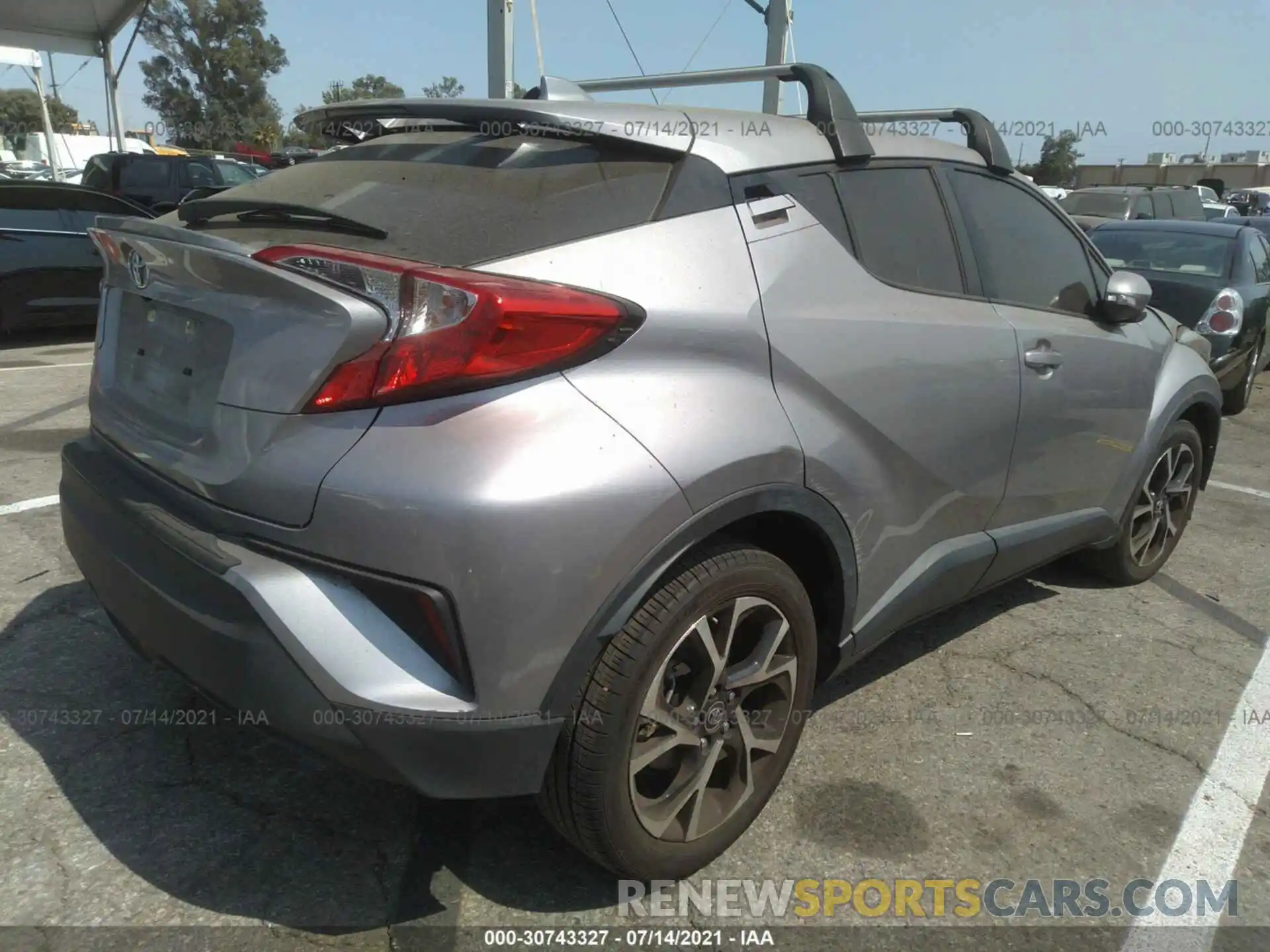 4 Photograph of a damaged car JTNKHMBX7K1031807 TOYOTA C-HR 2019