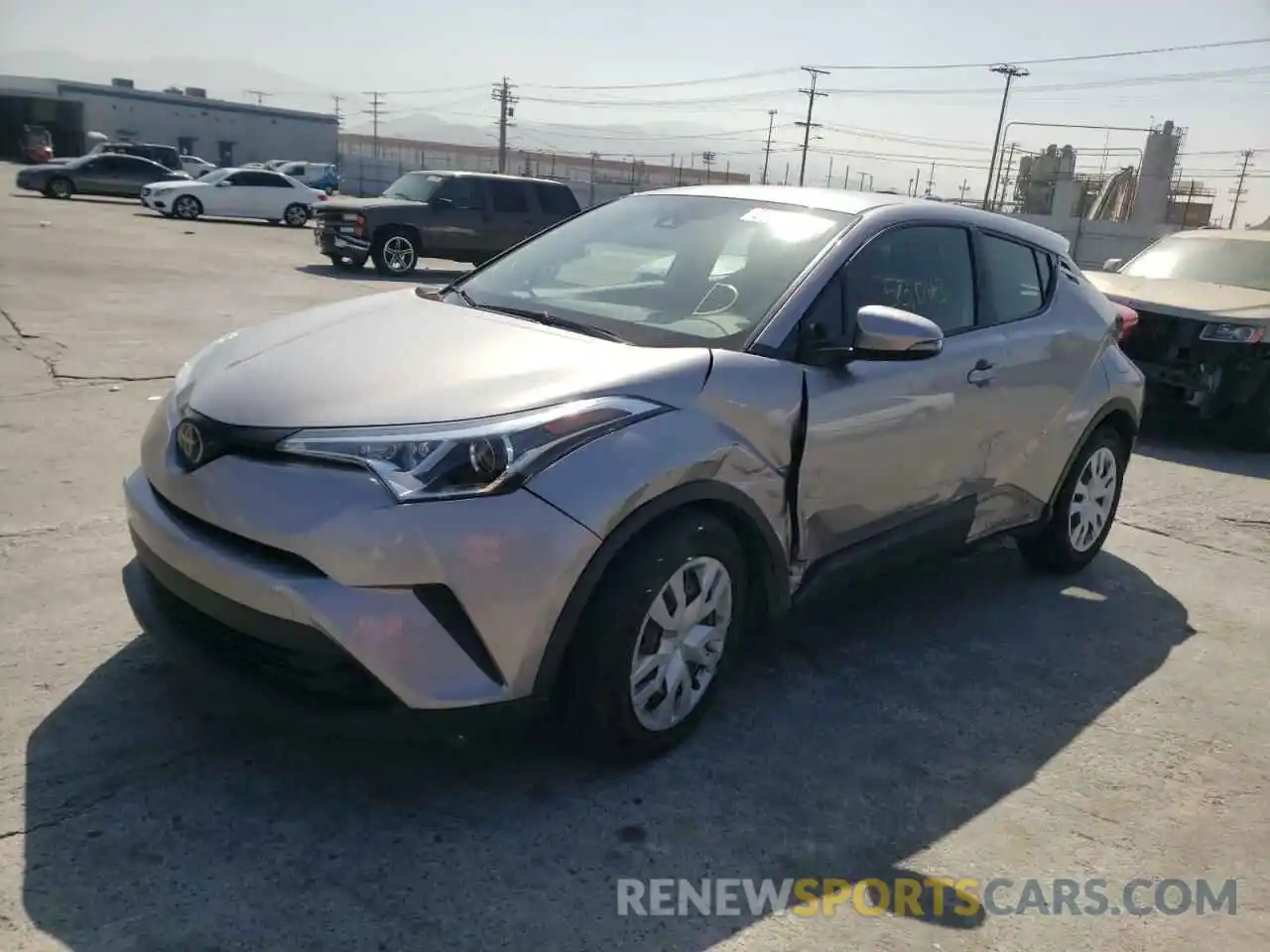 2 Photograph of a damaged car JTNKHMBX7K1032097 TOYOTA C-HR 2019