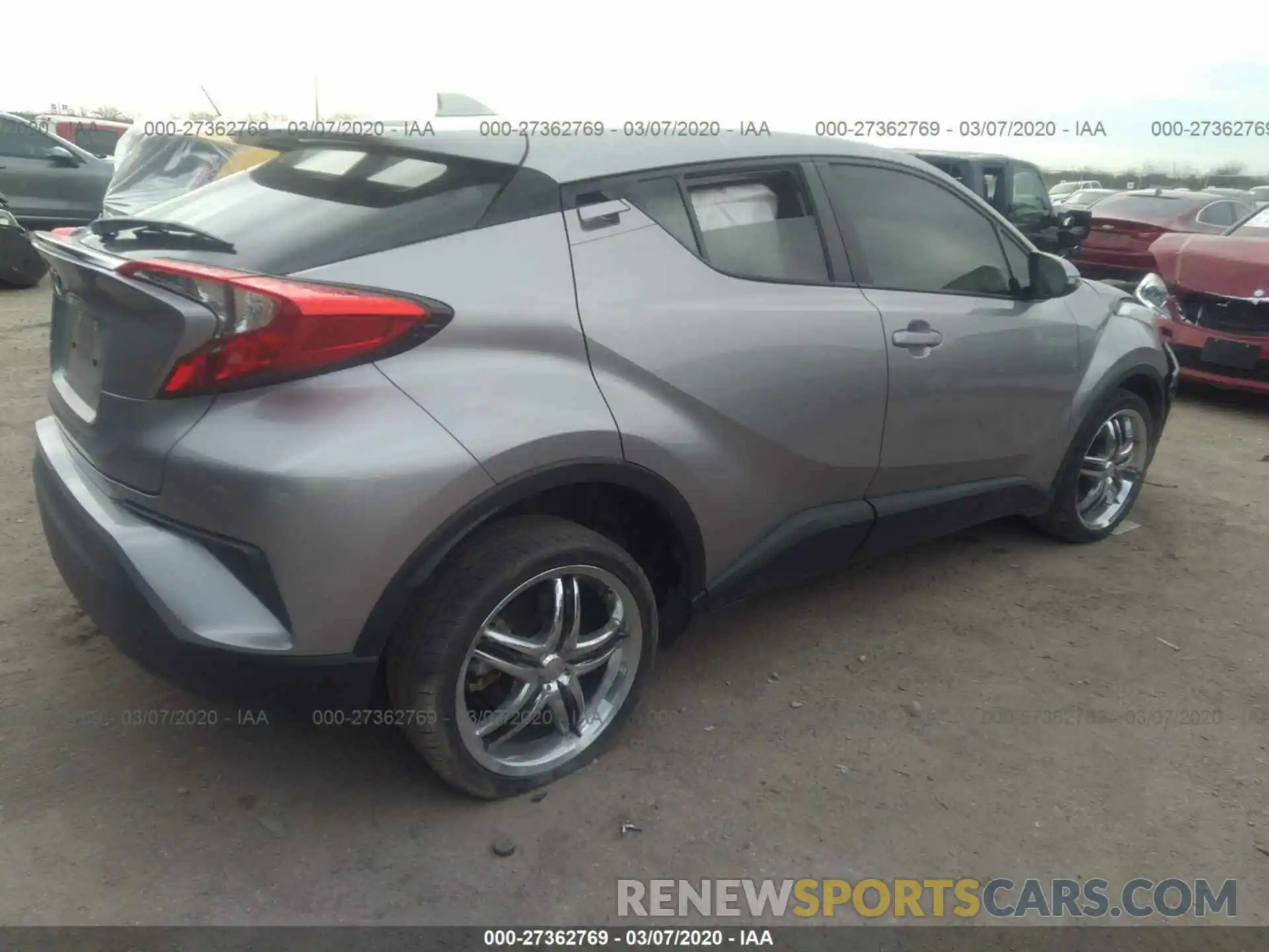 4 Photograph of a damaged car JTNKHMBX7K1032133 TOYOTA C-HR 2019