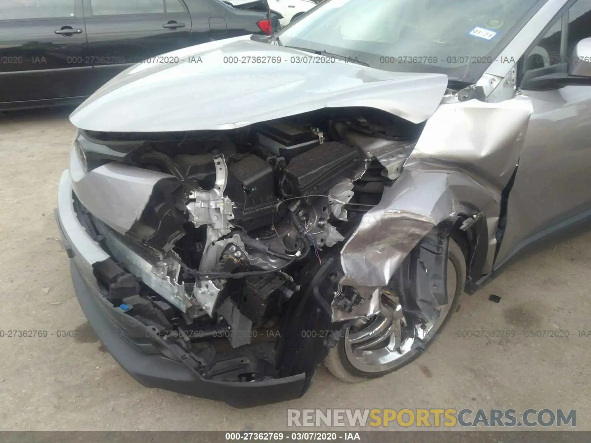 6 Photograph of a damaged car JTNKHMBX7K1032133 TOYOTA C-HR 2019