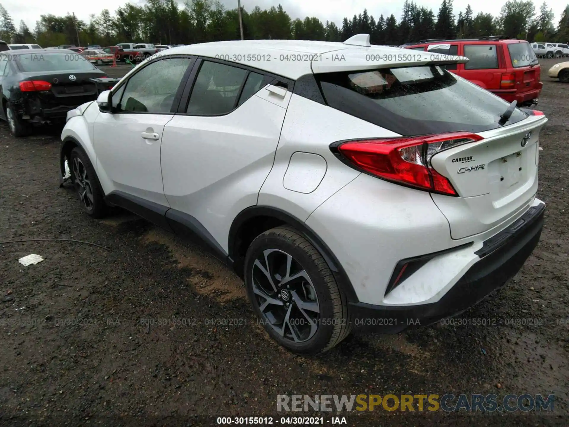 3 Photograph of a damaged car JTNKHMBX7K1032679 TOYOTA C-HR 2019