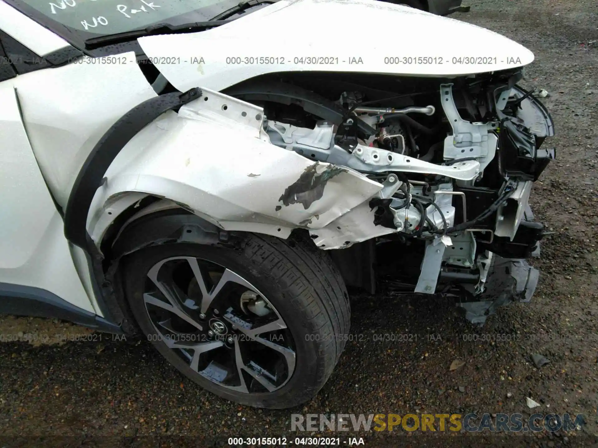 6 Photograph of a damaged car JTNKHMBX7K1032679 TOYOTA C-HR 2019