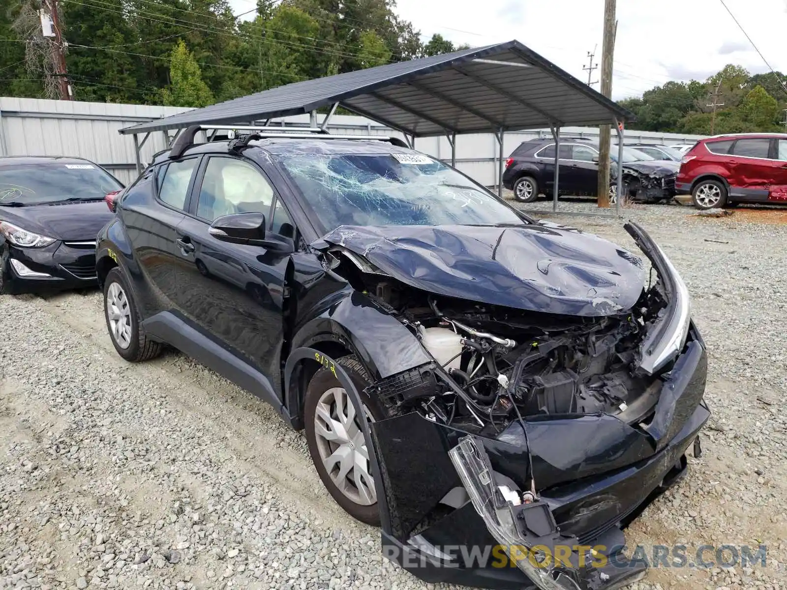 9 Photograph of a damaged car JTNKHMBX7K1033430 TOYOTA C-HR 2019