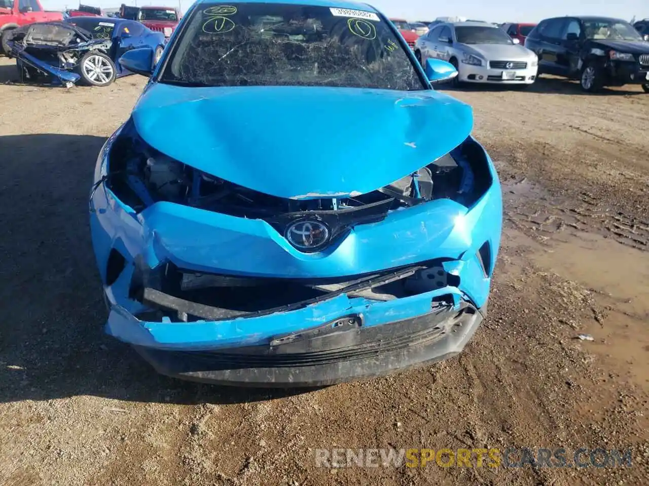 9 Photograph of a damaged car JTNKHMBX7K1034237 TOYOTA C-HR 2019