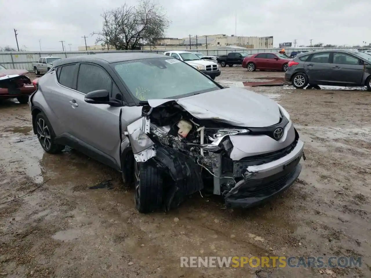 1 Photograph of a damaged car JTNKHMBX7K1034769 TOYOTA C-HR 2019