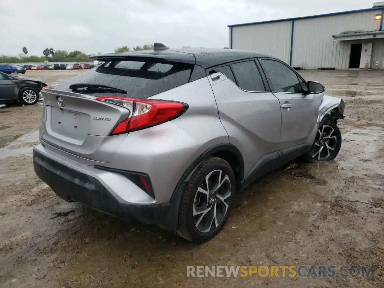 4 Photograph of a damaged car JTNKHMBX7K1034769 TOYOTA C-HR 2019