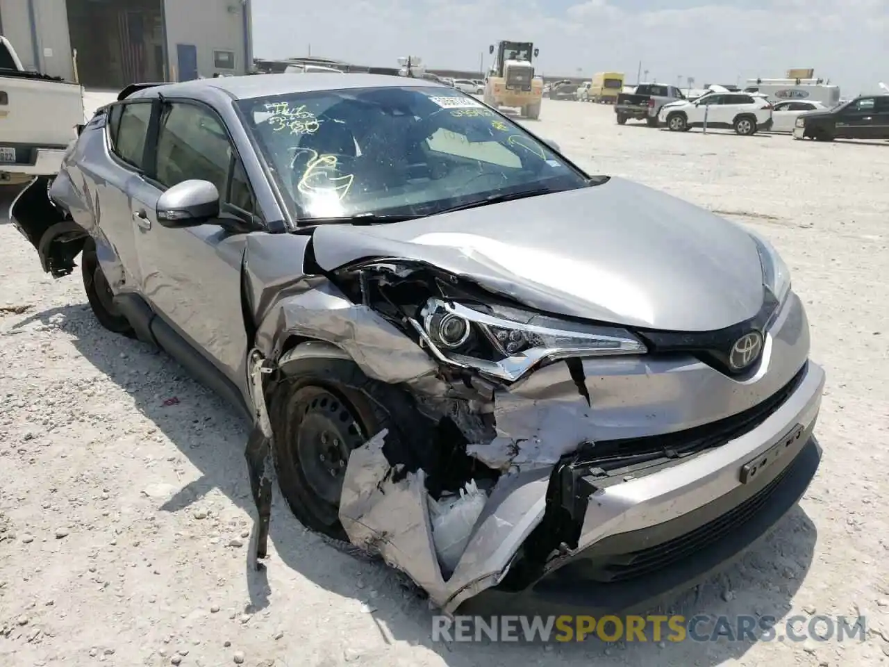 1 Photograph of a damaged car JTNKHMBX7K1035467 TOYOTA C-HR 2019