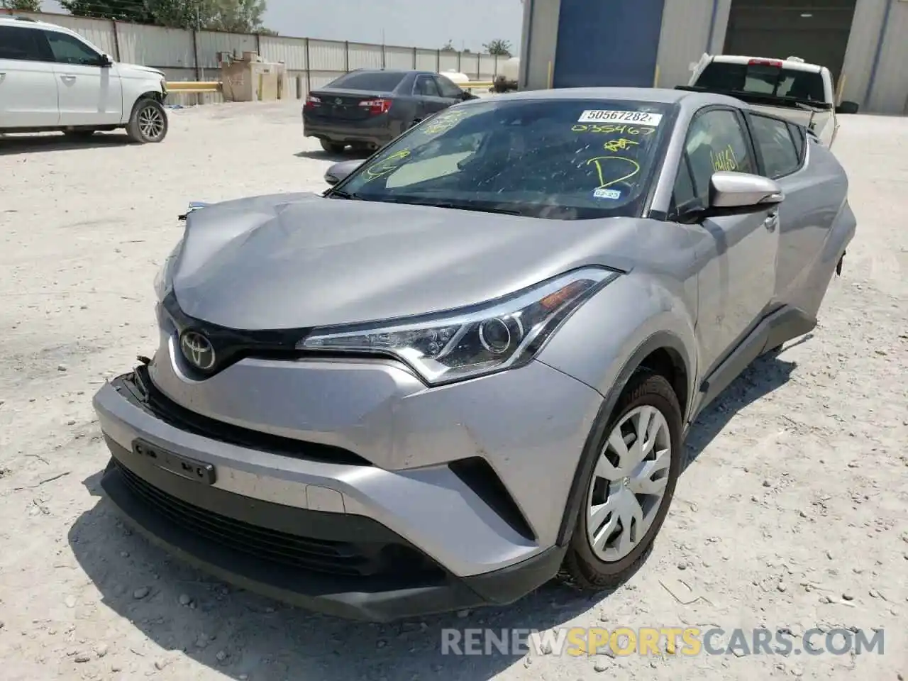 2 Photograph of a damaged car JTNKHMBX7K1035467 TOYOTA C-HR 2019