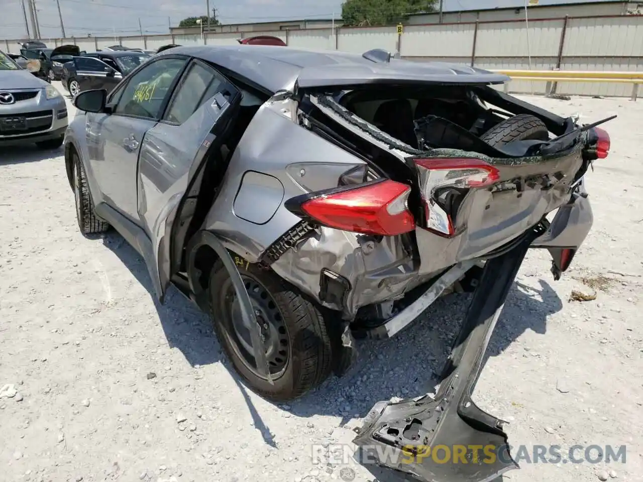 3 Photograph of a damaged car JTNKHMBX7K1035467 TOYOTA C-HR 2019